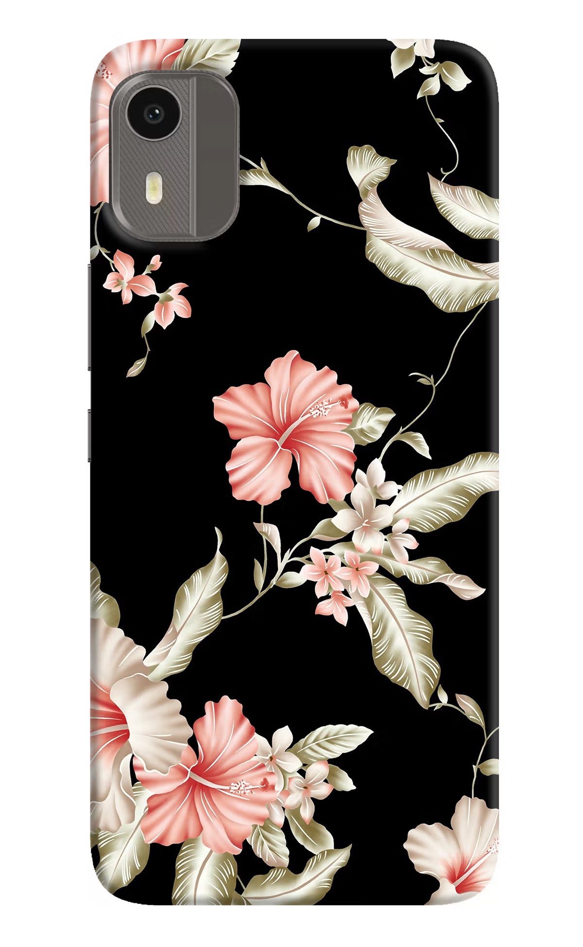 Flowers Nokia C12/C12 Pro Back Cover - Flowers Nokia C12/C12 Pro Hard Case Back Cover by Casekaro Flowers Nokia C12/C12 Pro Hard Case Back Cover by Casekaro