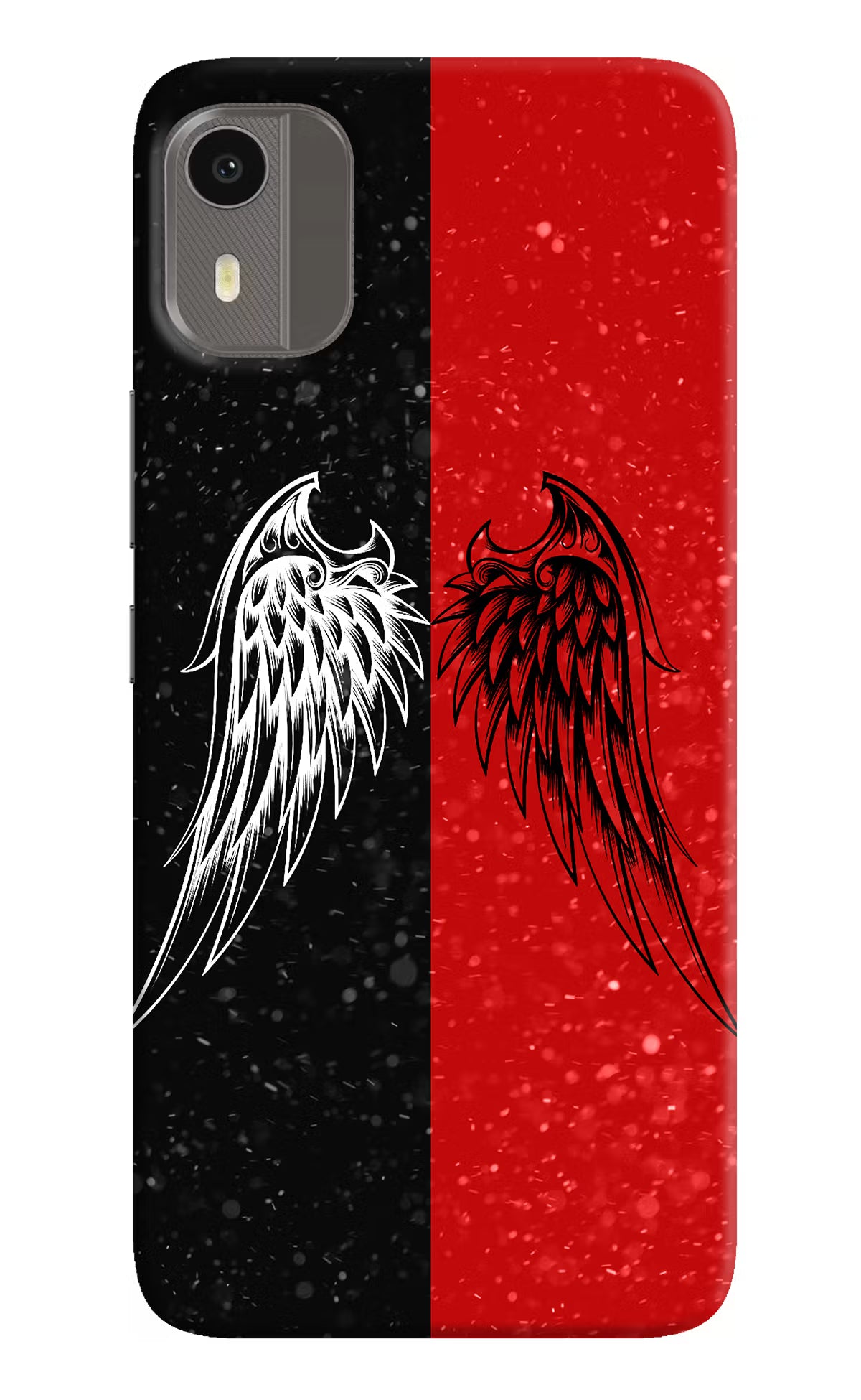 Wings Nokia C12/C12 Pro Back Cover - Wings Nokia C12/C12 Pro Hard Case Back Cover by Casekaro Wings Nokia C12/C12 Pro Hard Case Back Cover by Casekaro
