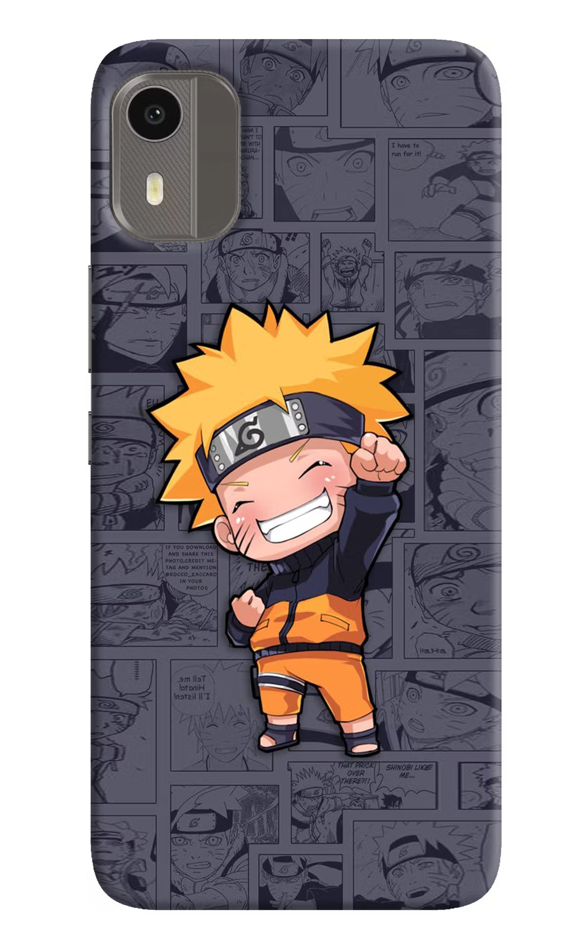 Chota Naruto Nokia C12/C12 Pro Back Cover - Chota Naruto Nokia C12/C12 Pro Hard Case Back Cover by Casekaro Chota Naruto Nokia C12/C12 Pro Hard Case Back Cover by Casekaro