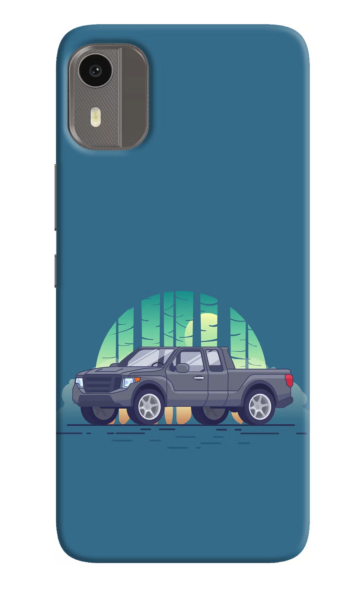 Retro Garage Vibe Nokia C12/C12 Pro Back Cover - Retro Garage Vibe Nokia C12/C12 Pro Hard Case Back Cover by Casekaro Retro Garage Vibe Nokia C12/C12 Pro Hard Case Back Cover by Casekaro