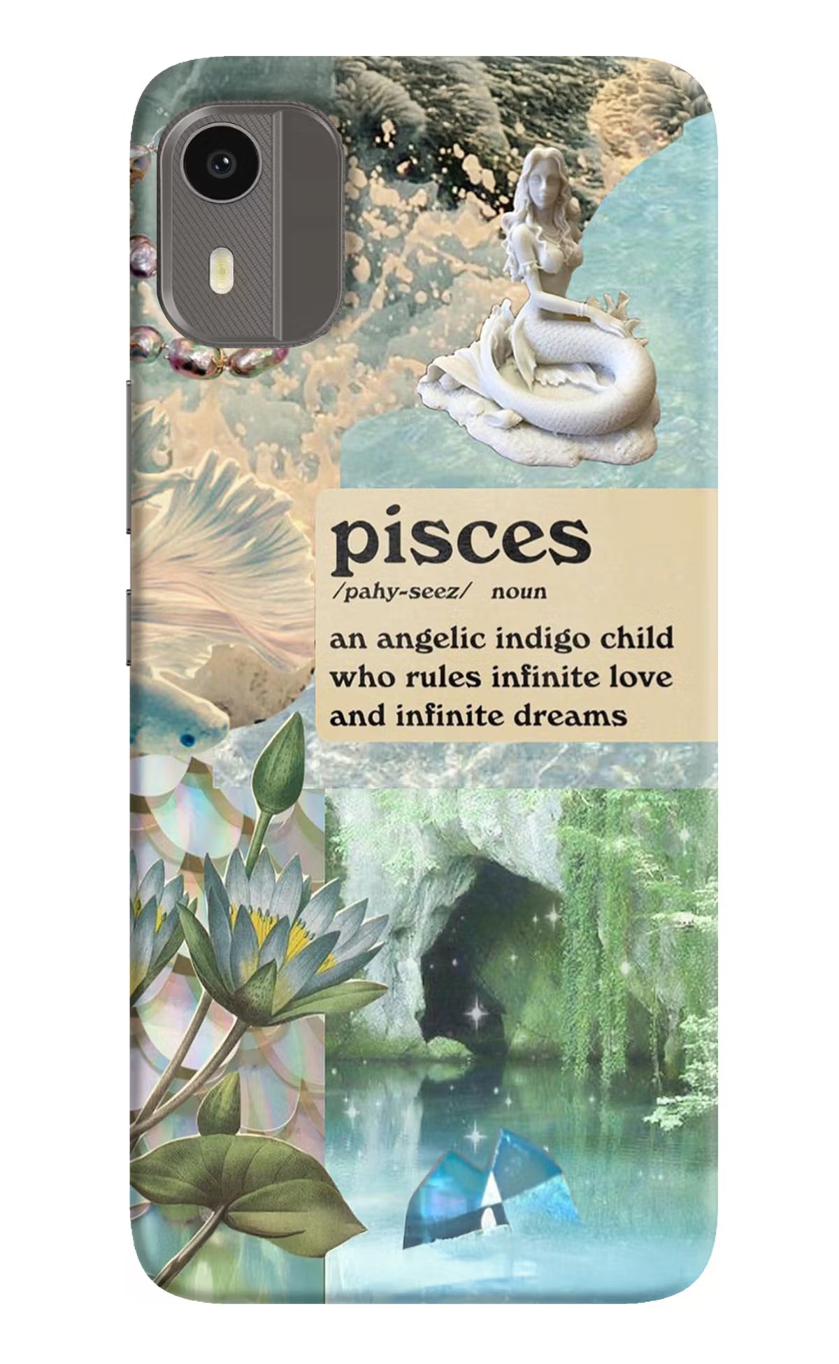 Pisces Zodiac Nokia C12/C12 Pro Back Cover - Pisces Zodiac Nokia C12/C12 Pro Hard Case Back Cover by Casekaro Pisces Zodiac Nokia C12/C12 Pro Hard Case Back Cover by Casekaro