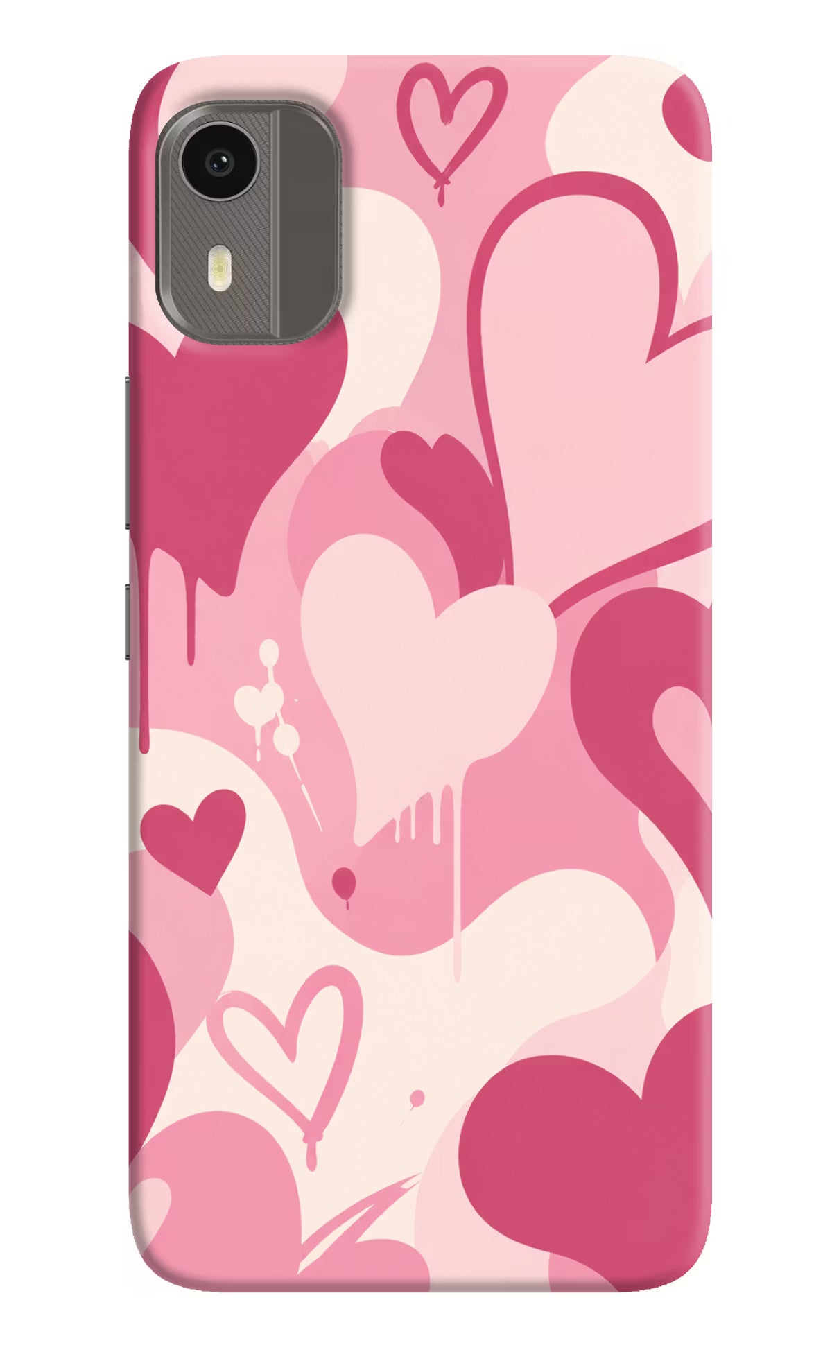 Hearty case Nokia C12/C12 Pro Back Cover - Hearty case Nokia C12/C12 Pro Hard Case Back Cover by Casekaro Hearty case Nokia C12/C12 Pro Hard Case Back Cover by Casekaro