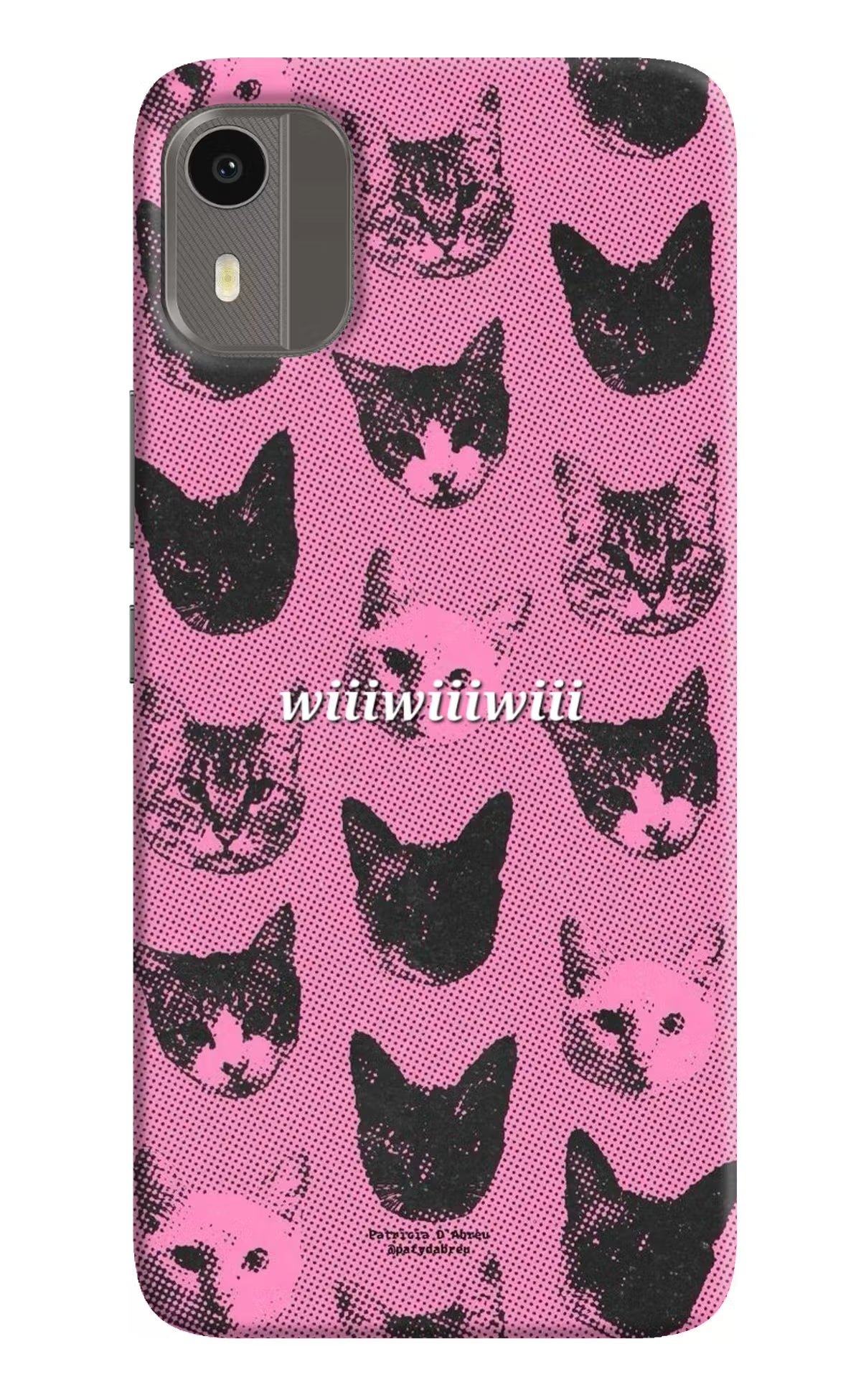 Pink Cats Nokia C12/C12 Pro Back Cover - Pink Cats Nokia C12/C12 Pro Back Cover Pink Cats Nokia C12/C12 Pro Back Cover