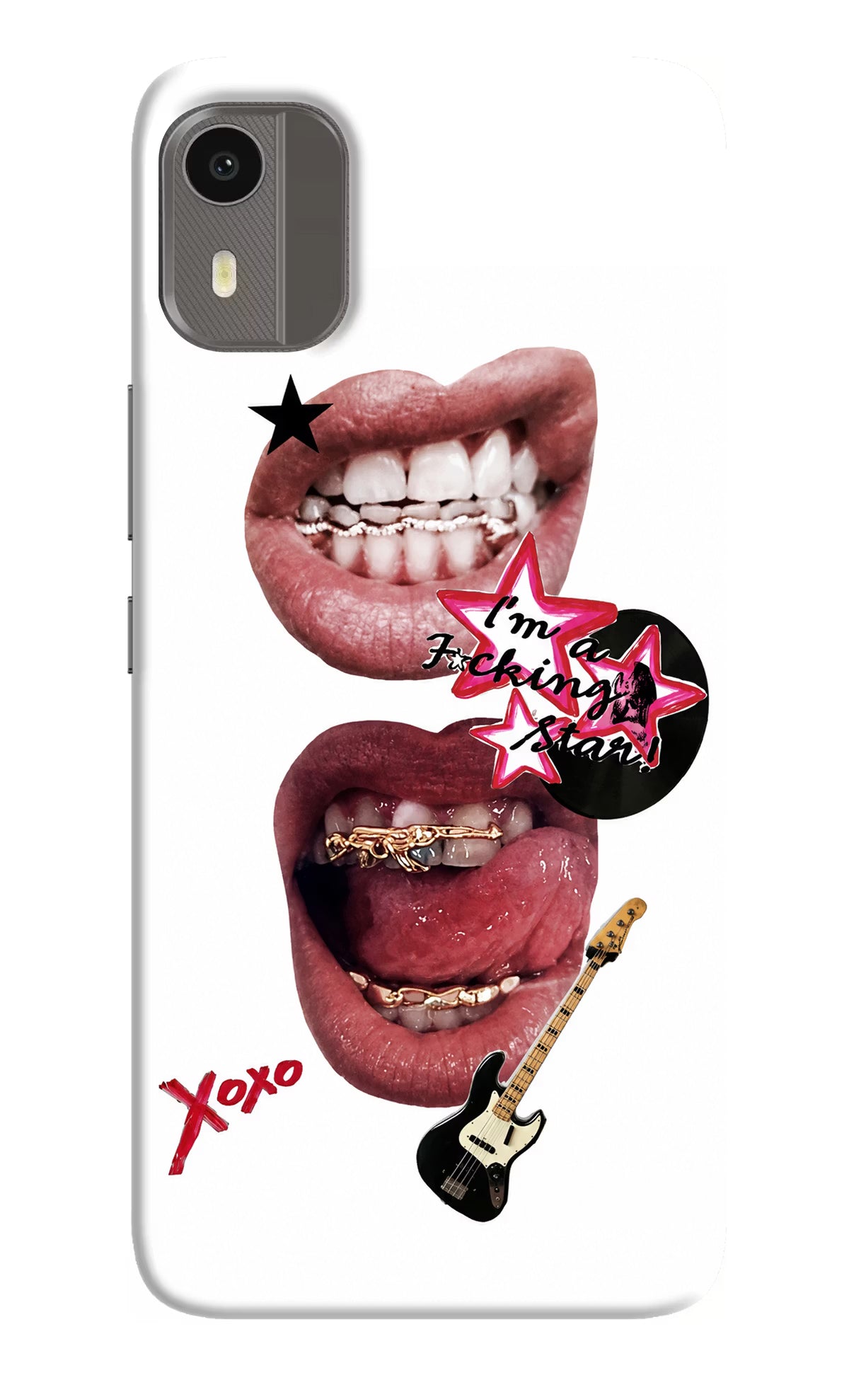 Rockstar Nokia C12/C12 Pro Back Cover - Rockstar Nokia C12/C12 Pro Back Cover Rockstar Nokia C12/C12 Pro Back Cover
