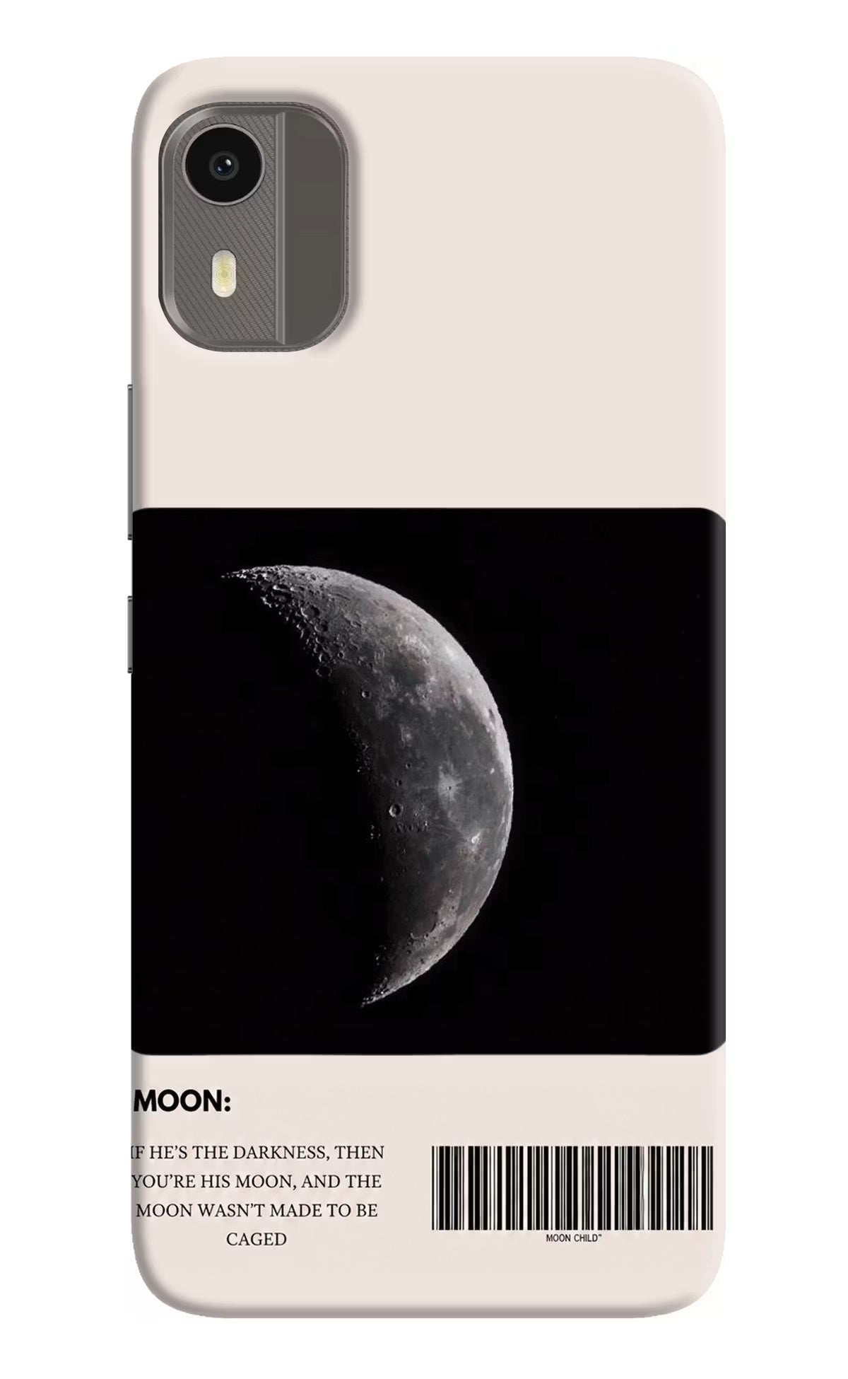 Moon Phase Nokia C12/C12 Pro Back Cover - Moon Phase Nokia C12/C12 Pro Back Cover Moon Phase Nokia C12/C12 Pro Back Cover