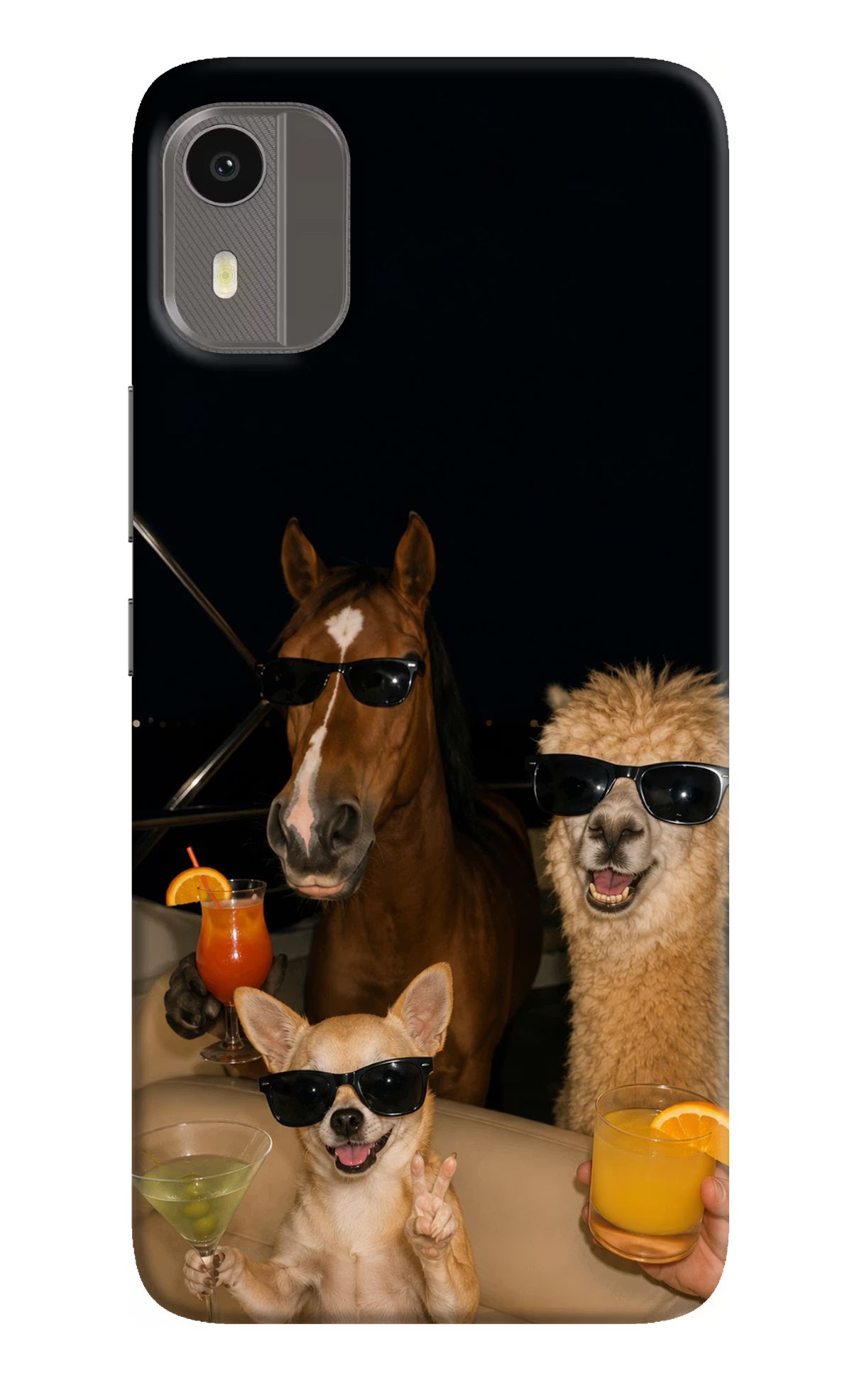 Party Squad Nokia C12/C12 Pro Back Cover - Party Squad Nokia C12/C12 Pro Back Cover Party Squad Nokia C12/C12 Pro Back Cover