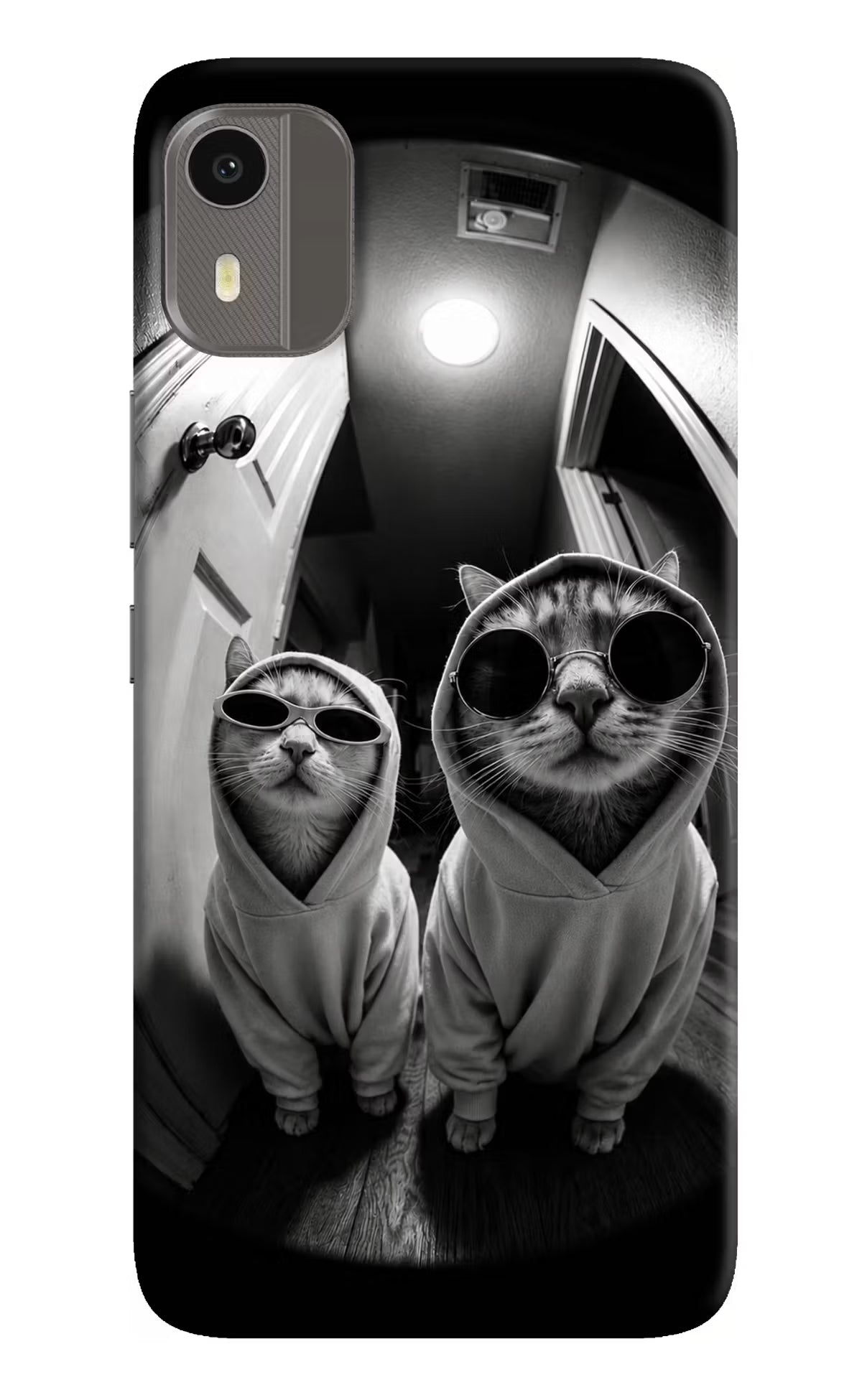 Hood Cats Nokia C12/C12 Pro Back Cover - Hood Cats Nokia C12/C12 Pro Back Cover Hood Cats Nokia C12/C12 Pro Back Cover