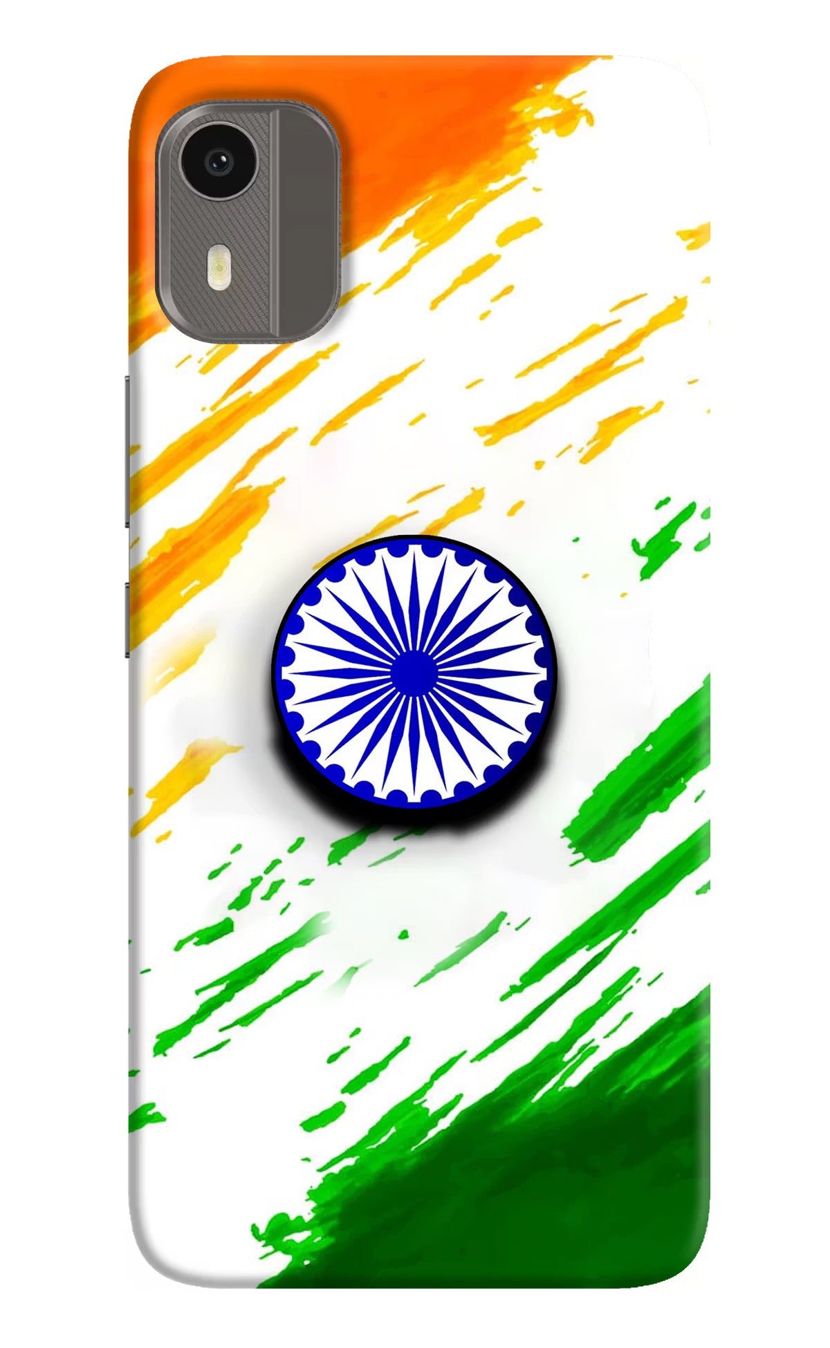 Indian Flag Ashoka Chakra Nokia C12/C12 Pro Pop Case - Indian Flag Ashoka Chakra Nokia C12/C12 Pro Pop Case by Casekaro Indian Flag Ashoka Chakra Nokia C12/C12 Pro Pop Case by Casekaro