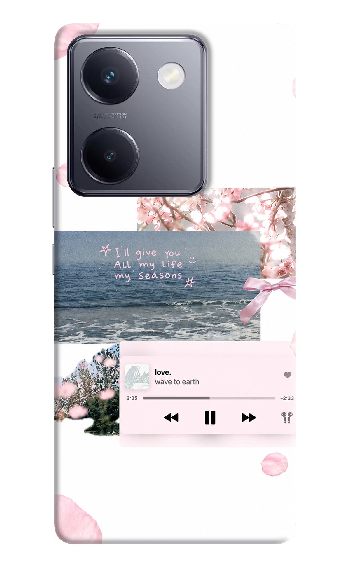 Wave to earth Vivo Y200 Pro Back Cover - Wave to earth Vivo Y200 Pro Back Cover Wave to earth Vivo Y200 Pro Back Cover