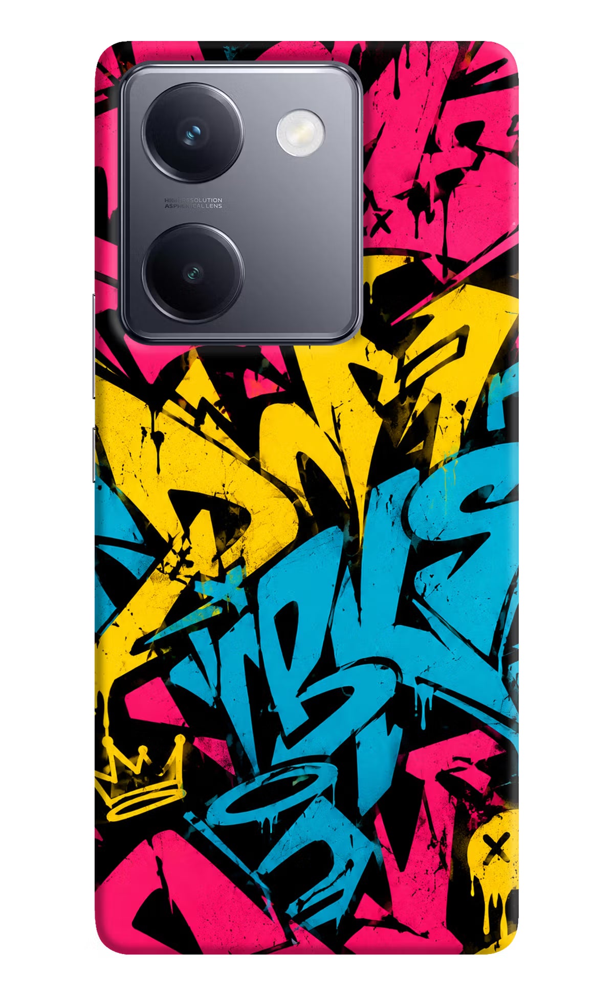 Graffiti Vibe Vivo Y200 Pro Back Cover - Graffiti Vibe Vivo Y200 Pro Back Cover Graffiti Vibe Vivo Y200 Pro Back Cover