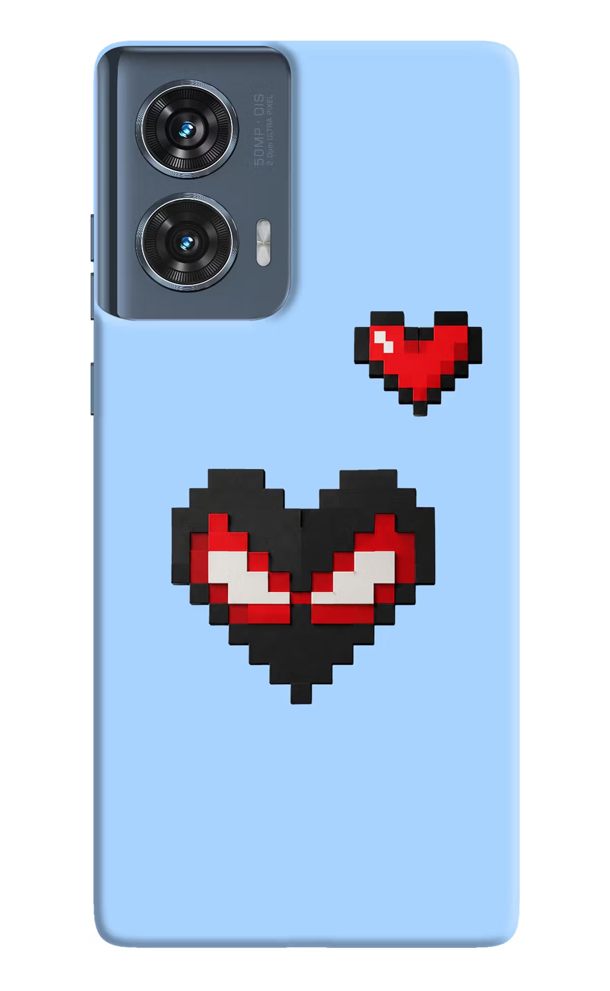 Peter Heart Moto Edge 50 Fusion Back Cover - Peter Heart Moto Edge 50 Fusion Back Cover Peter Heart Moto Edge 50 Fusion Back Cover