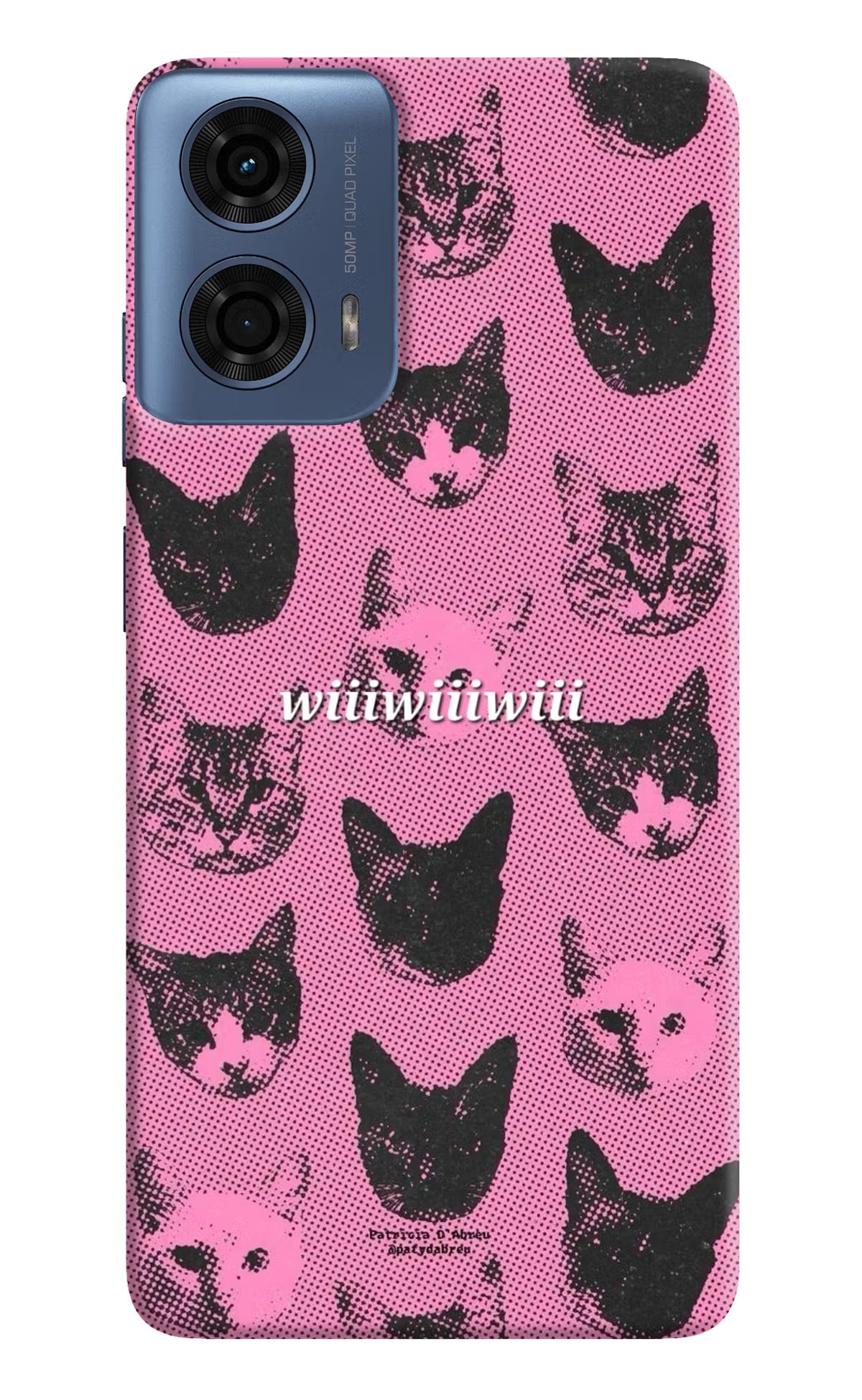 Pink Cats Moto G24 Power Back Cover - Pink Cats Moto G24 Power Back Cover Pink Cats Moto G24 Power Back Cover