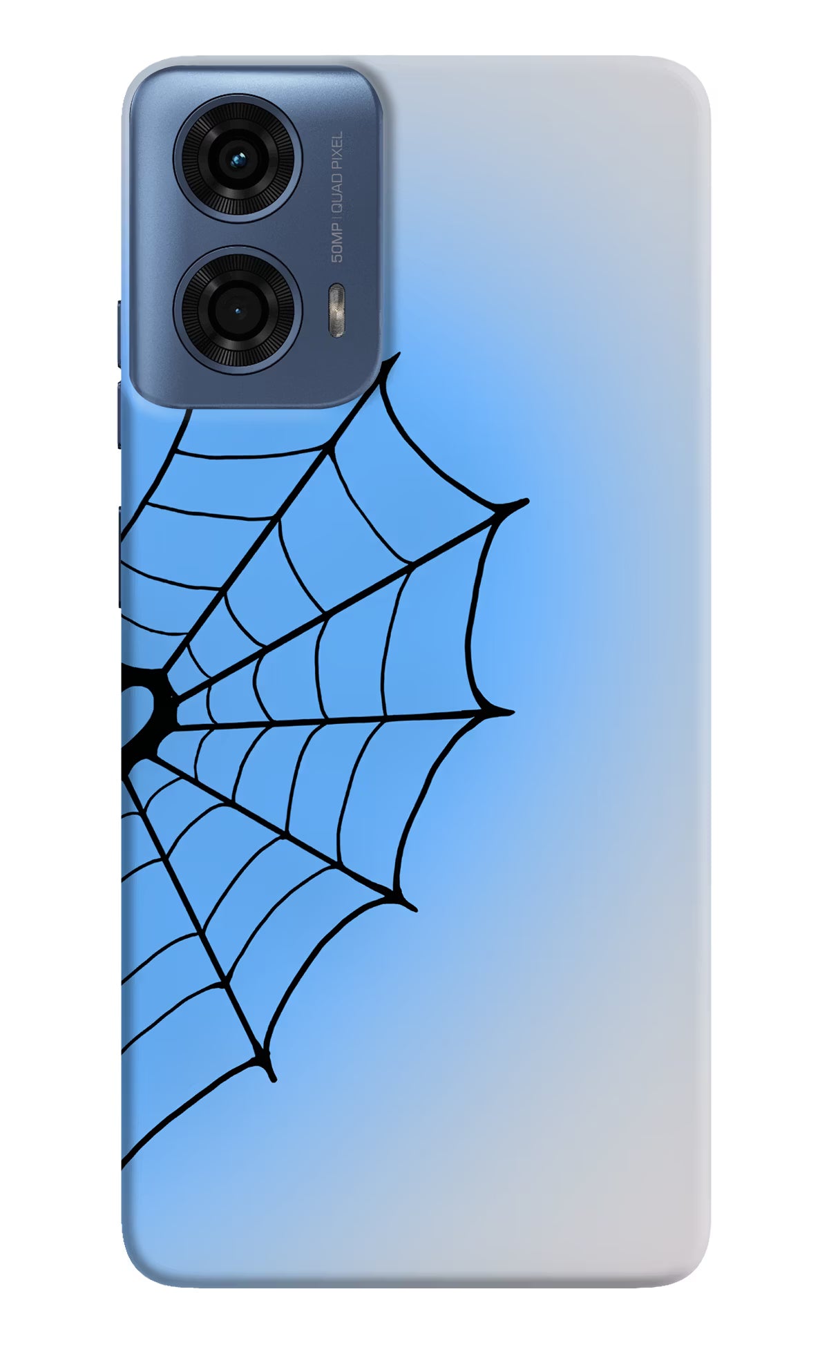Blue Web Moto G24 Power Back Cover - Blue Web Moto G24 Power Back Cover Blue Web Moto G24 Power Back Cover