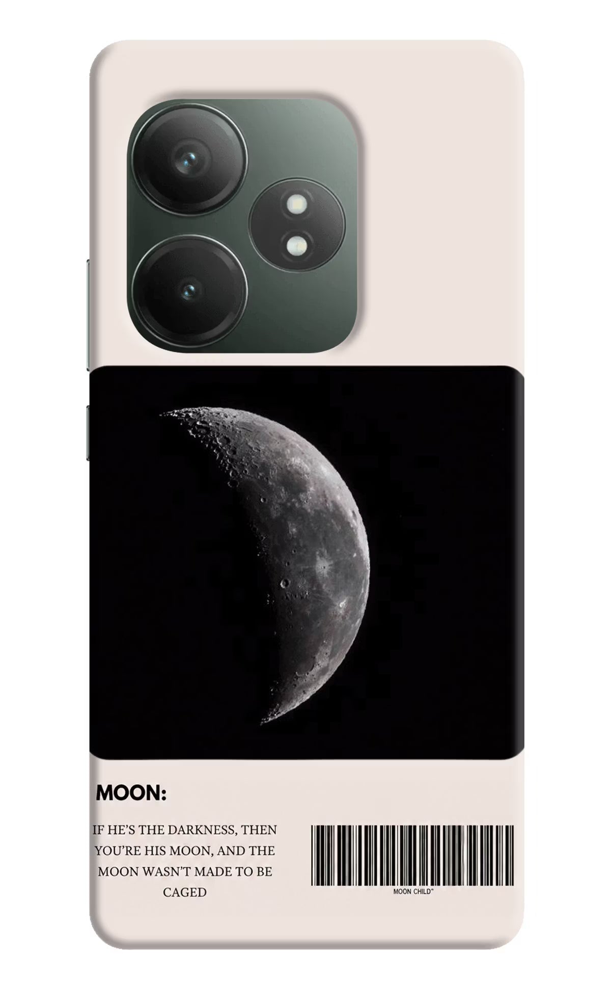 Moon Phase Realme GT 6T 5G Back Cover - Moon Phase Realme GT 6T 5G Back Cover Moon Phase Realme GT 6T 5G Back Cover