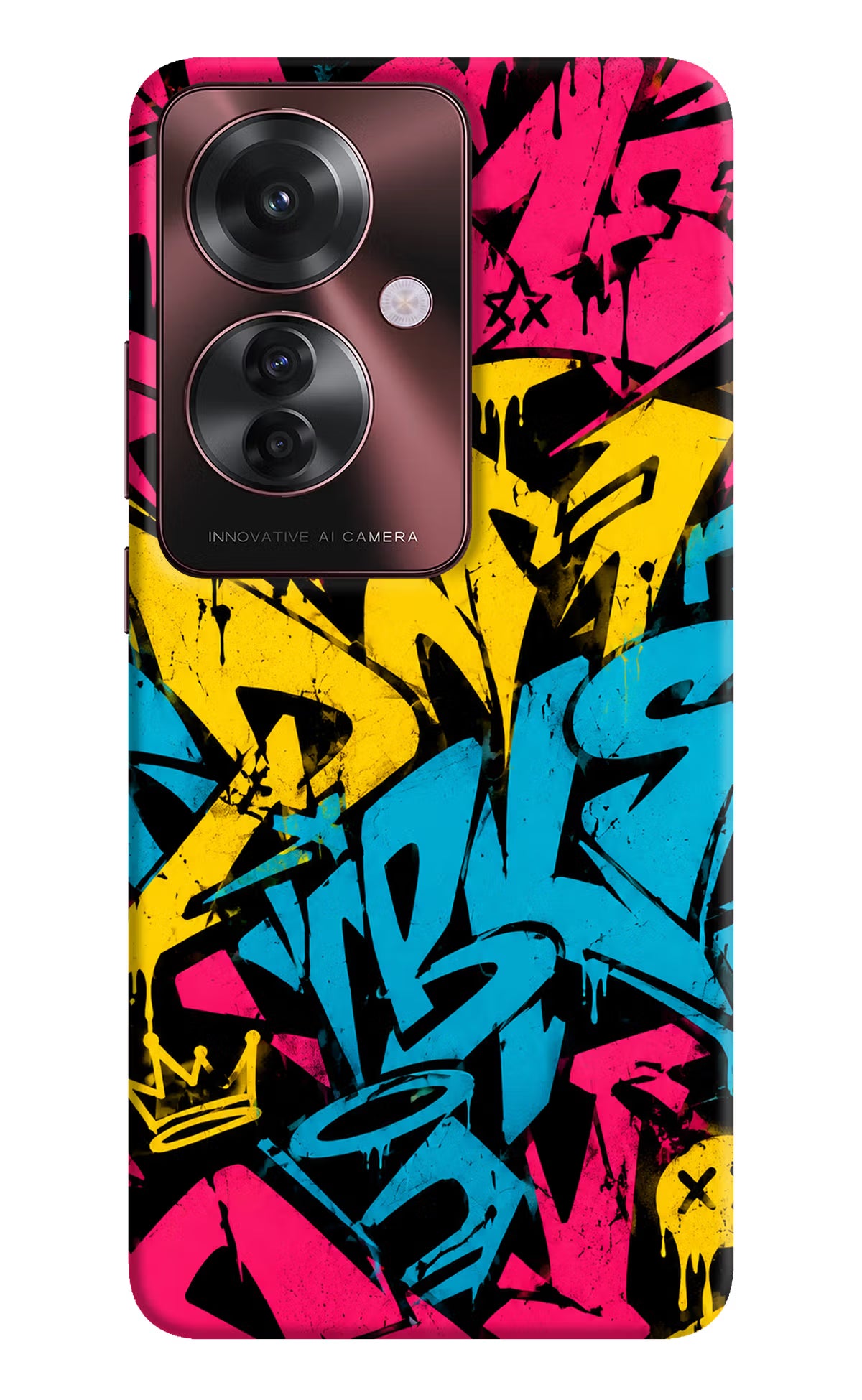 Graffiti Vibe Oppo F25 Pro 5G Back Cover - Graffiti Vibe Oppo F25 Pro 5G Back Cover Graffiti Vibe Oppo F25 Pro 5G Back Cover