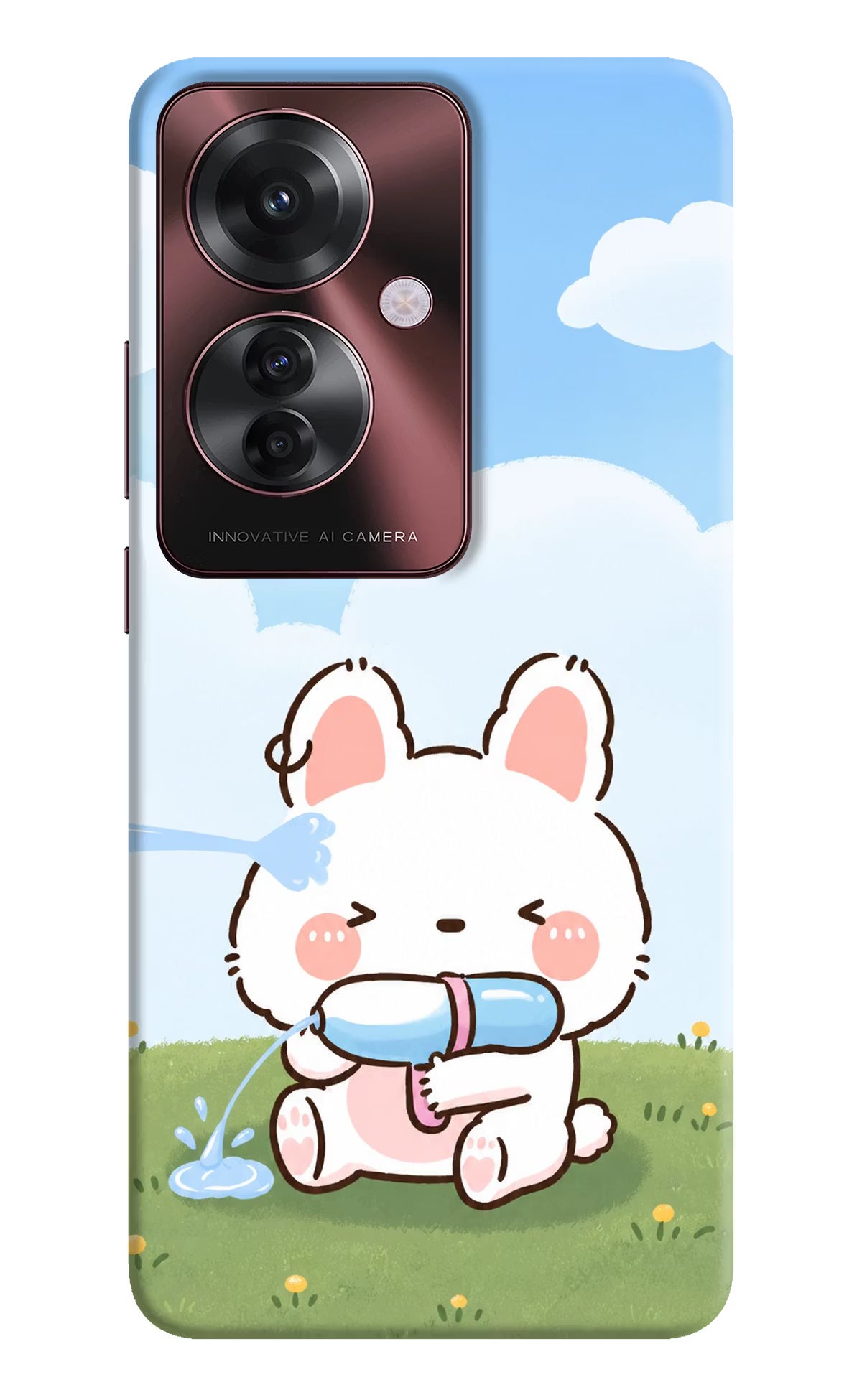 Bunny Treat Oppo F25 Pro 5G Back Cover - Bunny Treat Oppo F25 Pro 5G Back Cover Bunny Treat Oppo F25 Pro 5G Back Cover