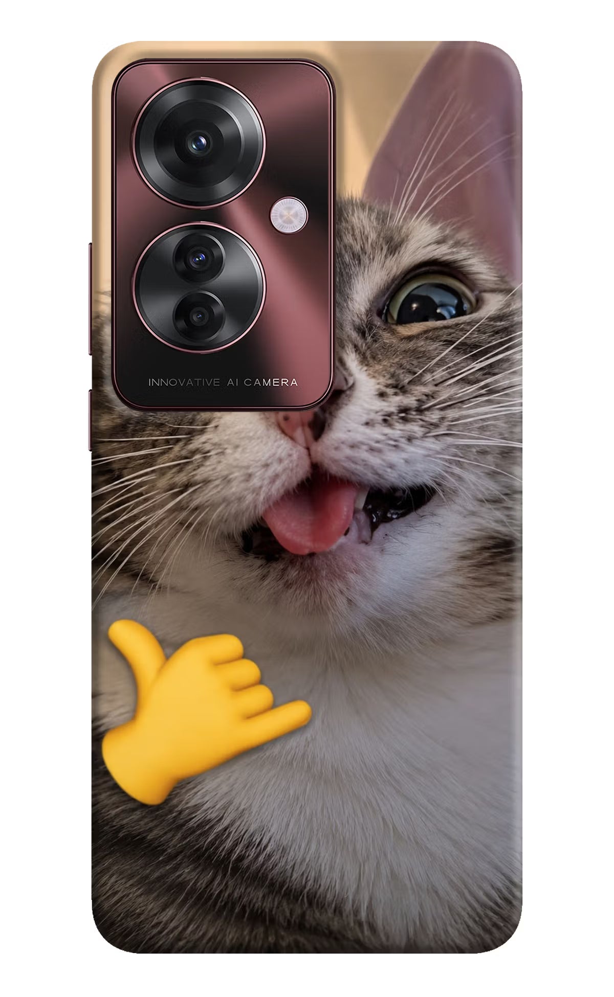 Silly Cat Call Oppo F25 Pro 5G Back Cover - Silly Cat Call Oppo F25 Pro 5G Back Cover Silly Cat Call Oppo F25 Pro 5G Back Cover