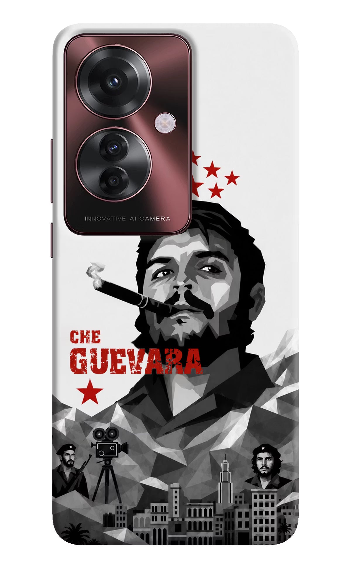 Che Guevara Iconic Oppo F25 Pro 5G Back Cover - Che Guevara Iconic Oppo F25 Pro 5G Back Cover Che Guevara Iconic Oppo F25 Pro 5G Back Cover