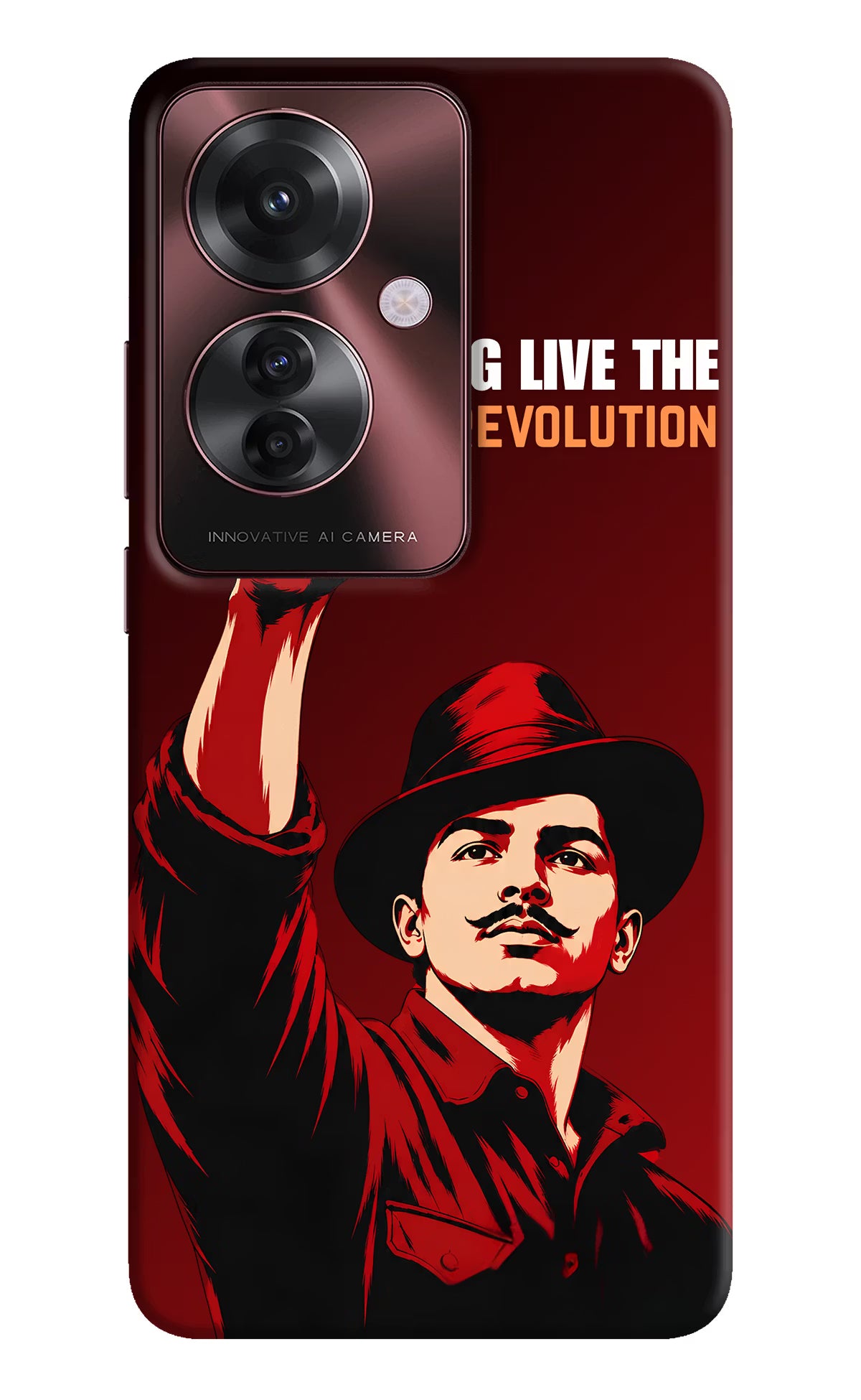 Bhagat Singh Revolution Oppo F25 Pro 5G Back Cover - Bhagat Singh Revolution Oppo F25 Pro 5G Back Cover Bhagat Singh Revolution Oppo F25 Pro 5G Back Cover