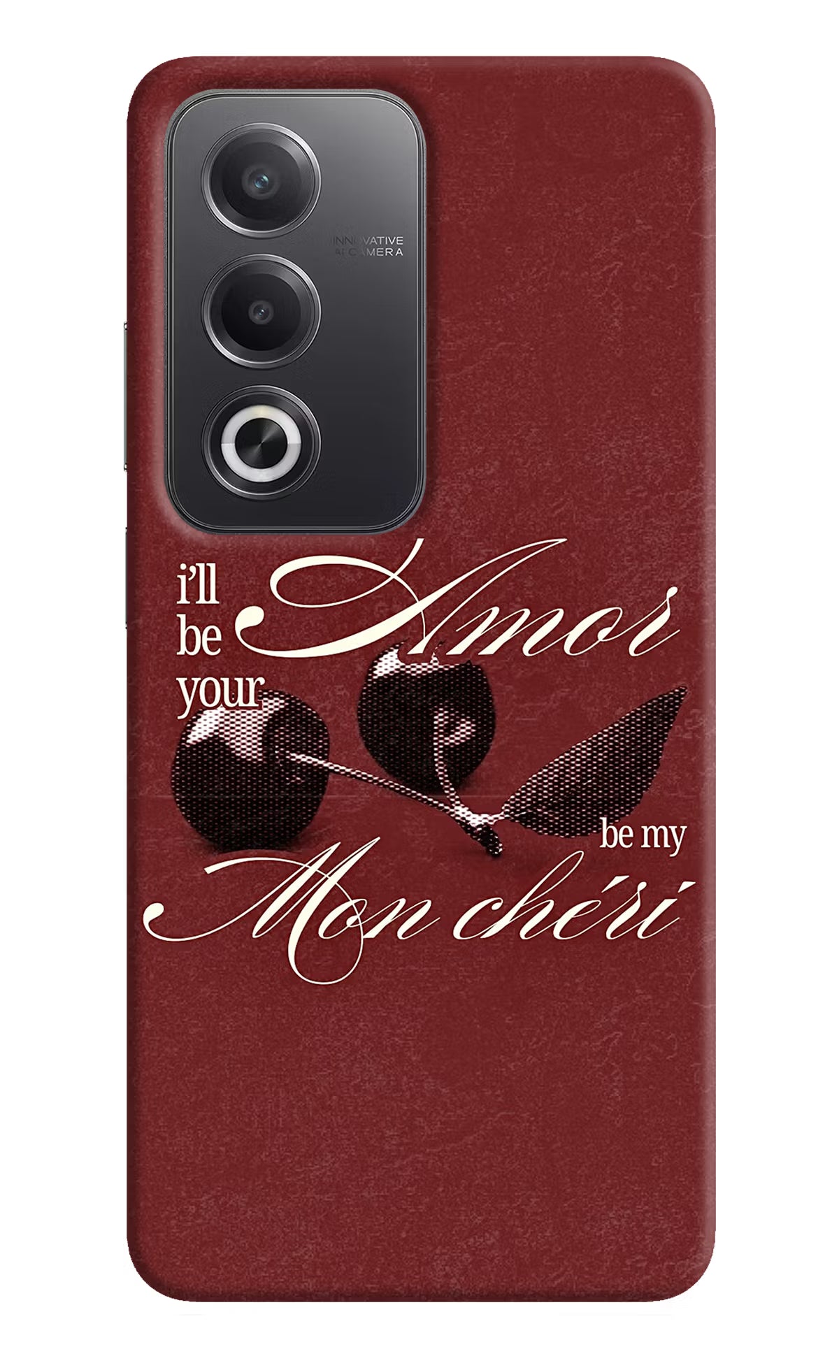 Velvet Cherry Oppo A3 Pro 5G Back Cover - Velvet Cherry Oppo A3 Pro 5G Back Cover Velvet Cherry Oppo A3 Pro 5G Back Cover