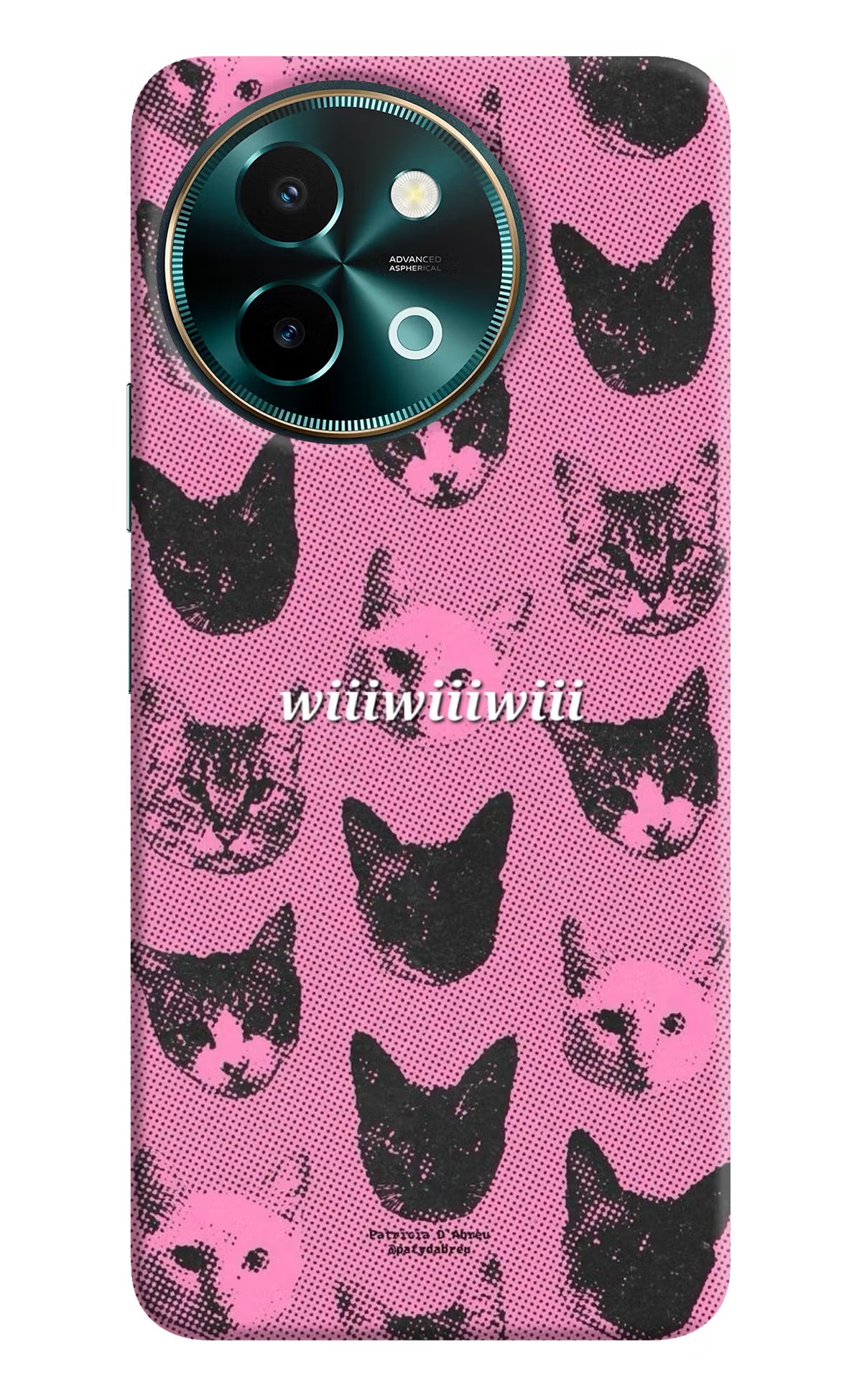 Pink Cats Vivo Y58 5G Back Cover - Pink Cats Vivo Y58 5G Back Cover Pink Cats Vivo Y58 5G Back Cover