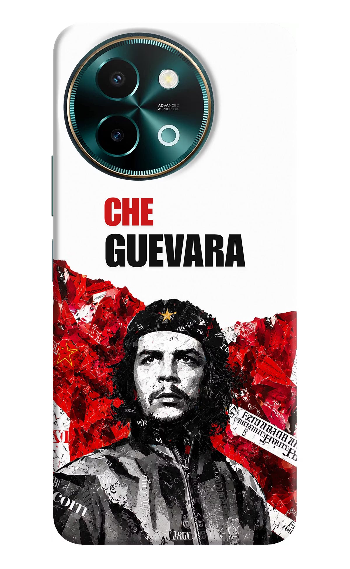 Che Guevara Revolution Vivo Y58 5G Back Cover - Che Guevara Revolution Vivo Y58 5G Back Cover Che Guevara Revolution Vivo Y58 5G Back Cover