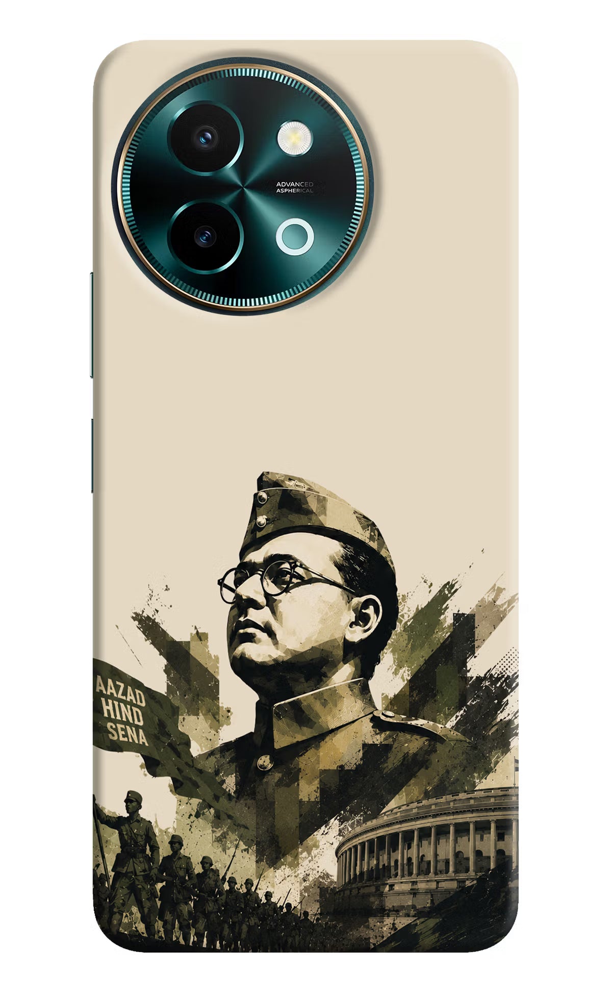 Netaji Rising Vivo Y58 5G Back Cover - Netaji Rising Vivo Y58 5G Back Cover Netaji Rising Vivo Y58 5G Back Cover