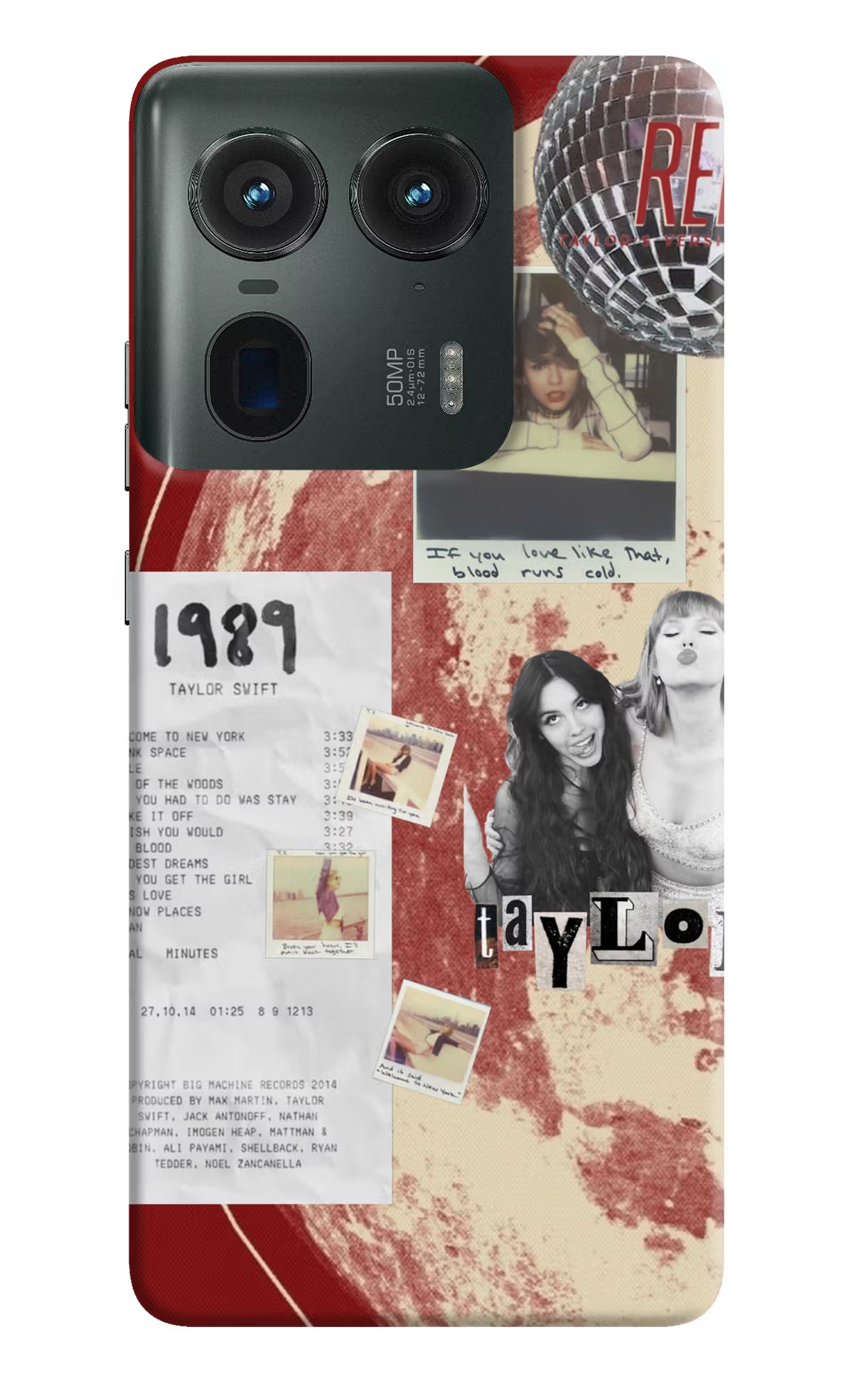 Taylor Swift Moto Edge 50 Ultra 5G Back Cover - Taylor Swift Moto Edge 50 Ultra 5G Back Cover Taylor Swift Moto Edge 50 Ultra 5G Back Cover