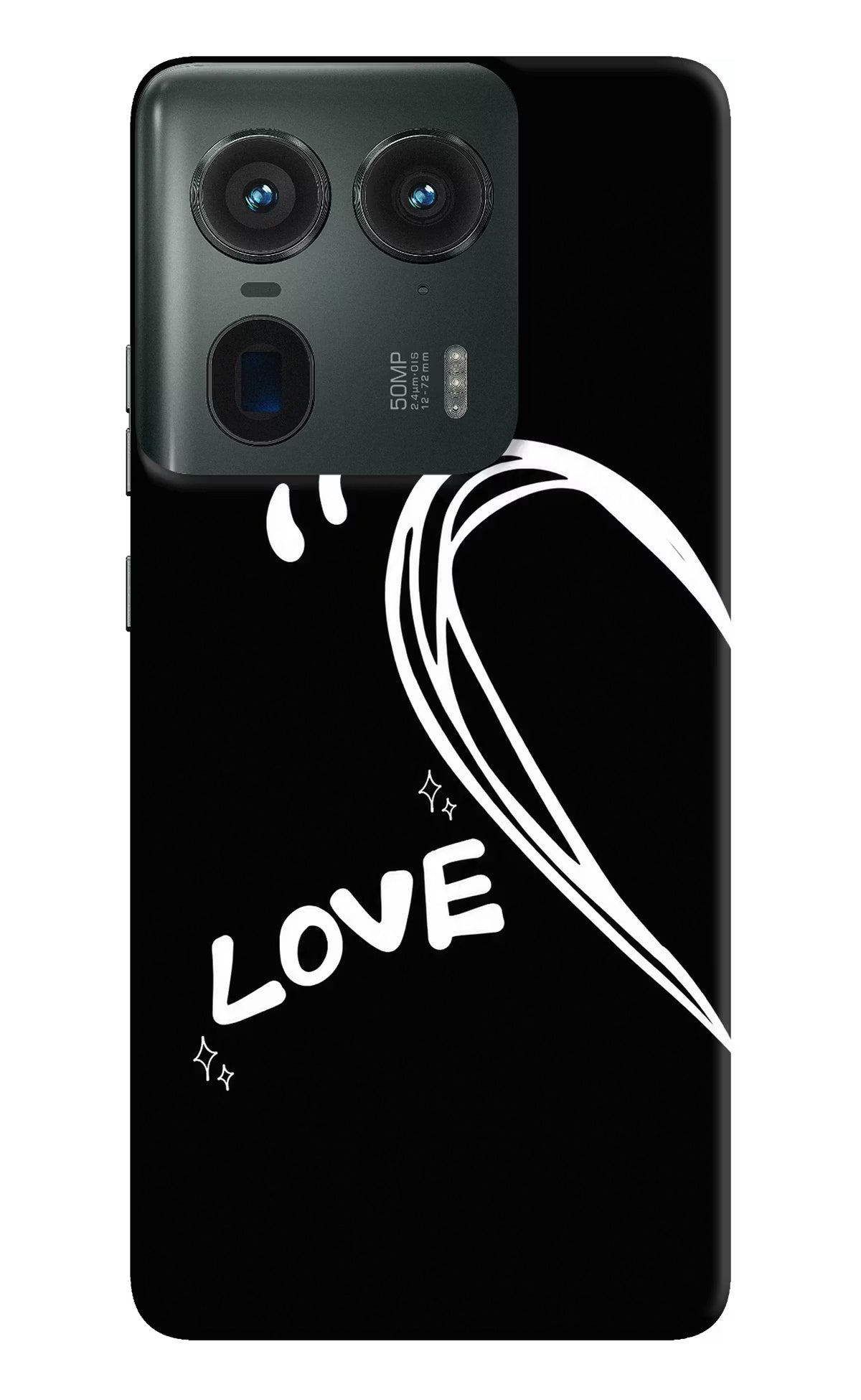 Love Line Moto Edge 50 Ultra 5G Back Cover - Love Line Moto Edge 50 Ultra 5G Back Cover Love Line Moto Edge 50 Ultra 5G Back Cover