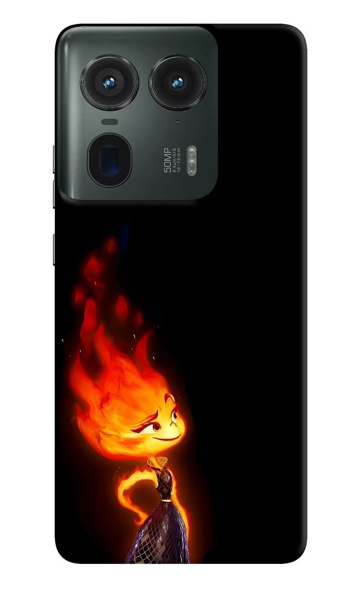 Ember Flame Moto Edge 50 Ultra 5G Back Cover - Ember Flame Moto Edge 50 Ultra 5G Back Cover Ember Flame Moto Edge 50 Ultra 5G Back Cover
