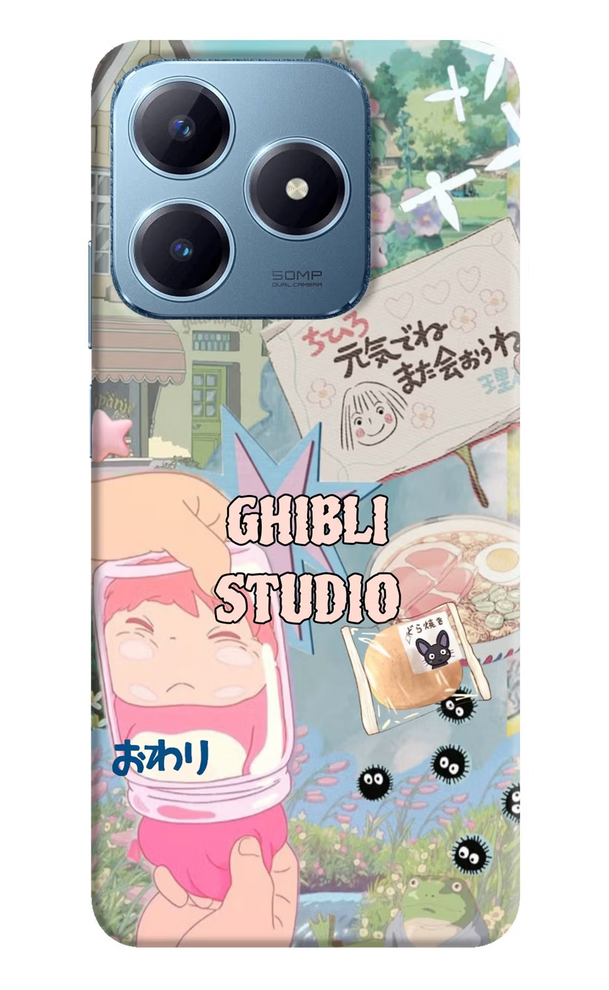 Studio Ghibli Realme Narzo N63 Back Cover - Studio Ghibli Realme Narzo N63 Back Cover Studio Ghibli Realme Narzo N63 Back Cover