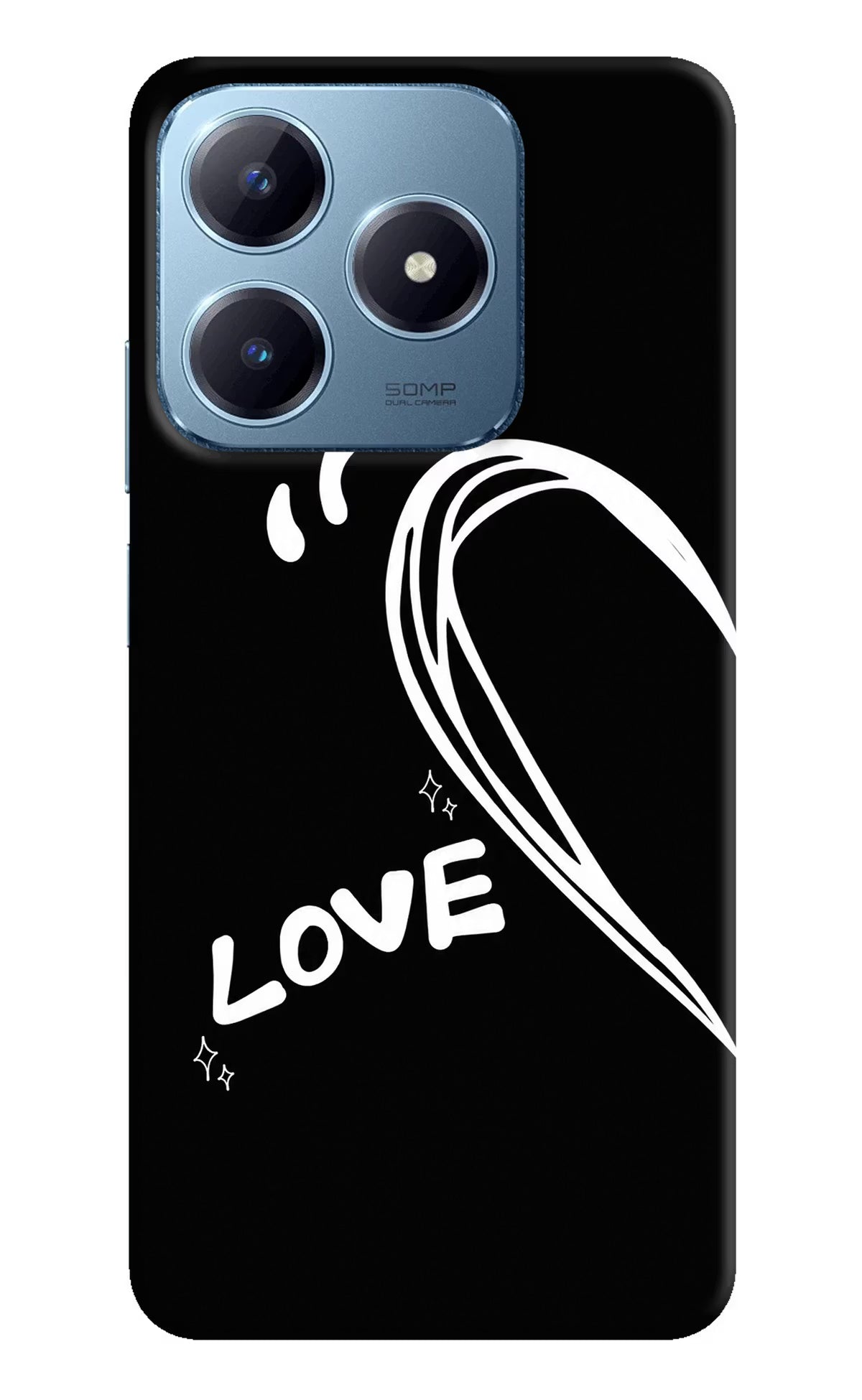 Love Line Realme Narzo N63 Back Cover - Love Line Realme Narzo N63 Back Cover Love Line Realme Narzo N63 Back Cover