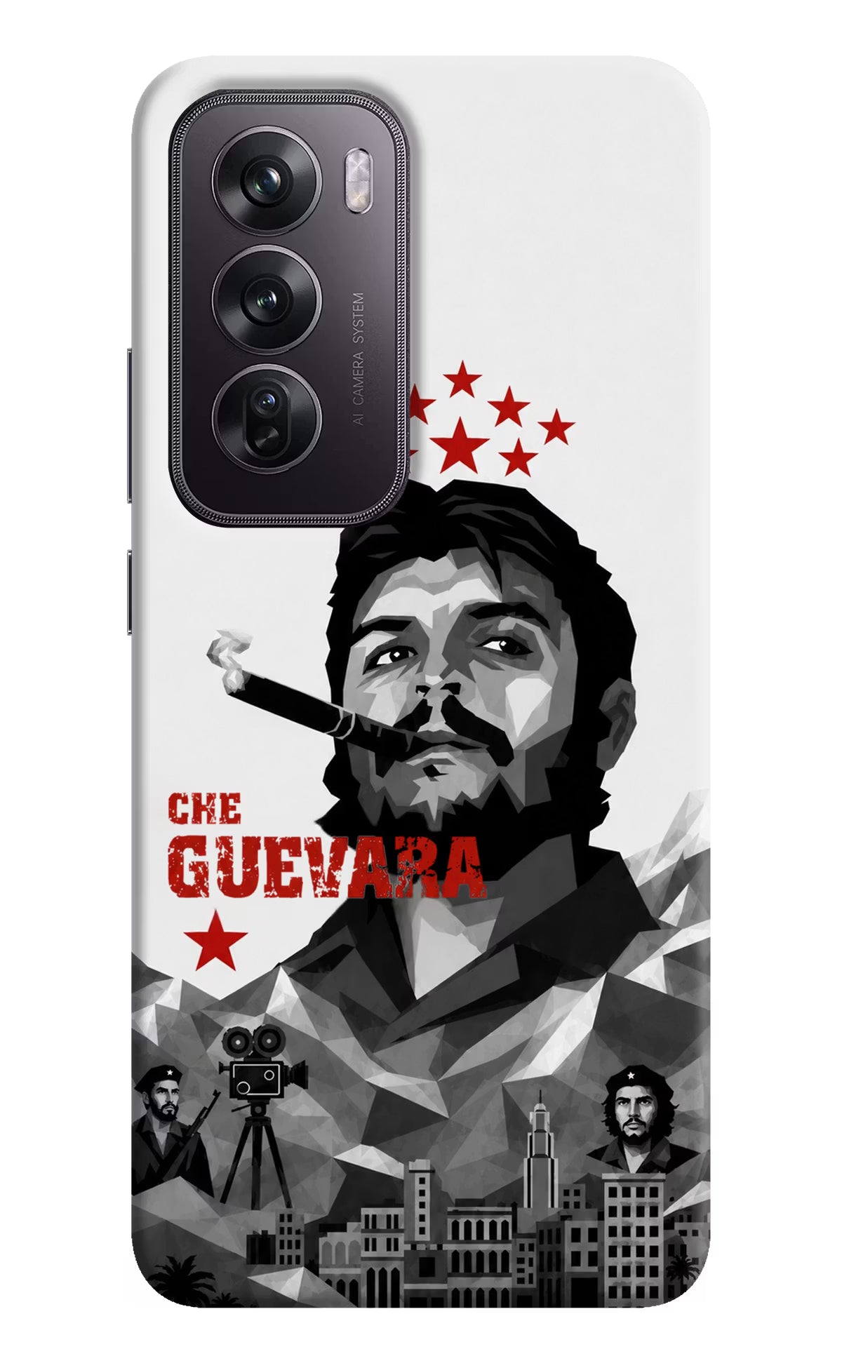 Che Guevara Iconic Oppo Reno12 Pro 5G Back Cover - Che Guevara Iconic Oppo Reno12 Pro 5G Back Cover Che Guevara Iconic Oppo Reno12 Pro 5G Back Cover