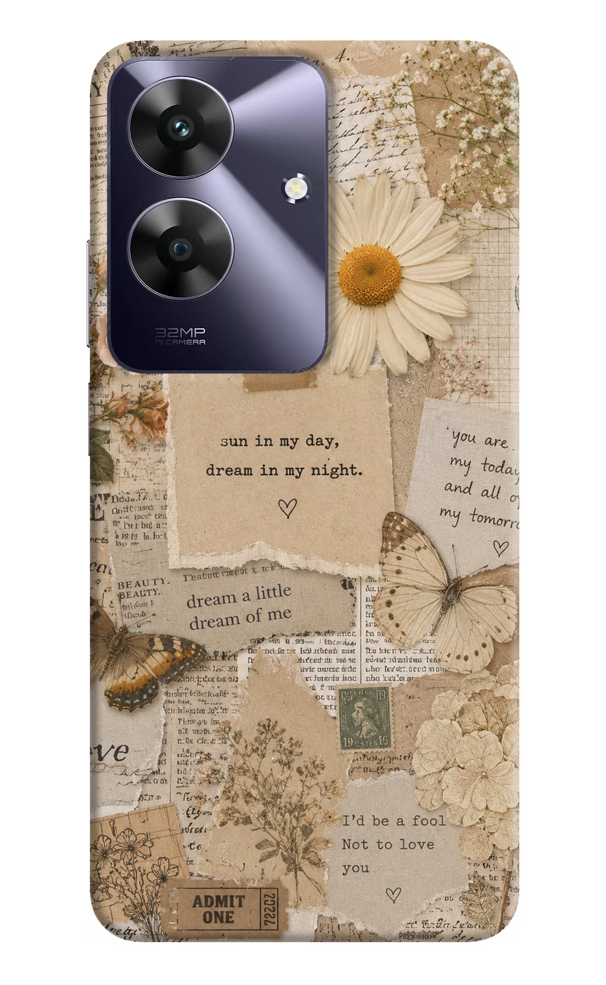Vintage case Realme C61 Back Cover - Vintage case Realme C61 Back Cover Vintage case Realme C61 Back Cover