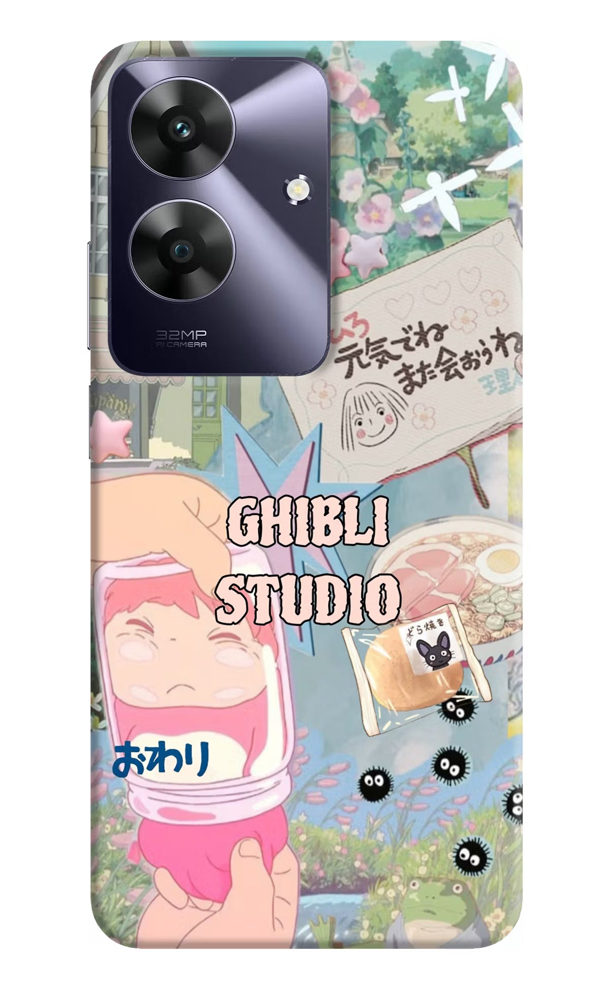 Studio Ghibli Realme C61 Back Cover - Studio Ghibli Realme C61 Back Cover Studio Ghibli Realme C61 Back Cover