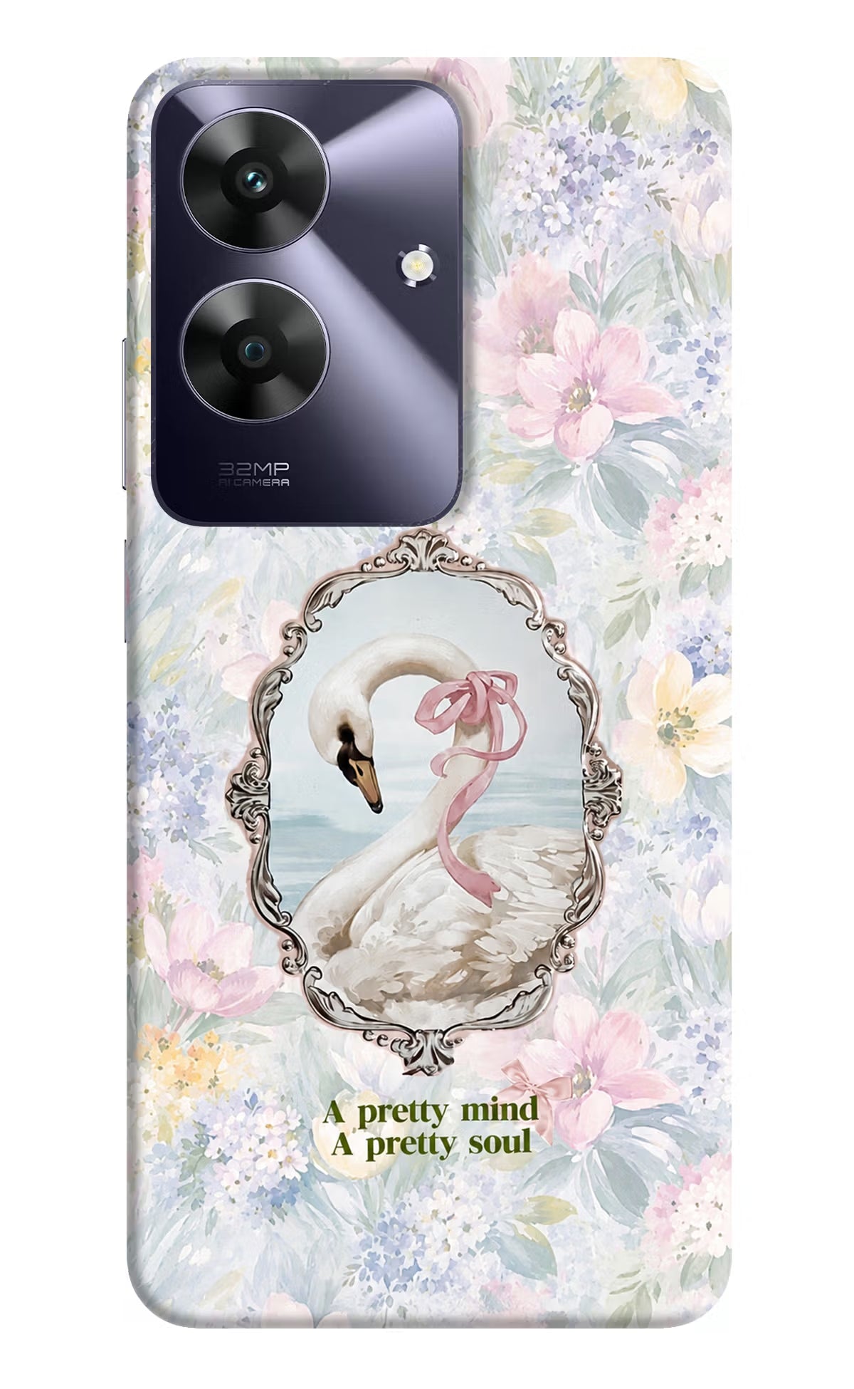 Pretty Mind Pretty Soul Realme C61 Back Cover - Pretty Mind Pretty Soul Realme C61 Back Cover Pretty Mind Pretty Soul Realme C61 Back Cover