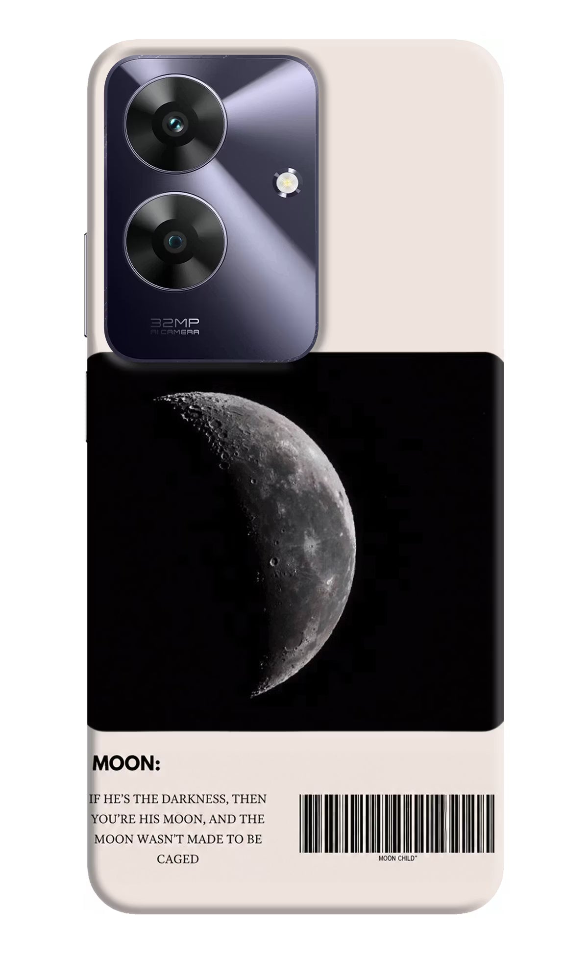 Moon Phase Realme C61 Back Cover - Moon Phase Realme C61 Back Cover Moon Phase Realme C61 Back Cover