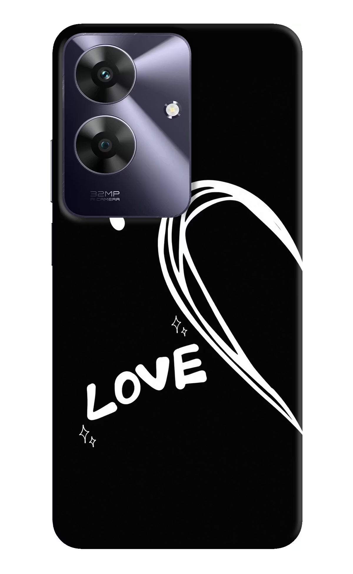 Love Line Realme C61 Back Cover - Love Line Realme C61 Back Cover Love Line Realme C61 Back Cover