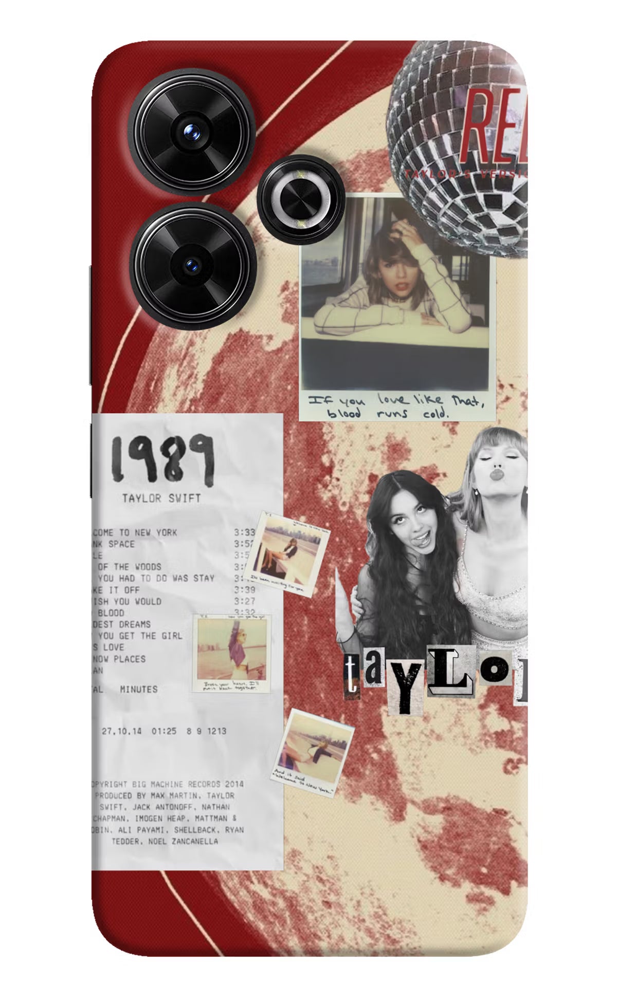 Taylor Swift Redmi 13 5G Back Cover - Taylor Swift Redmi 13 5G Back Cover Taylor Swift Redmi 13 5G Back Cover