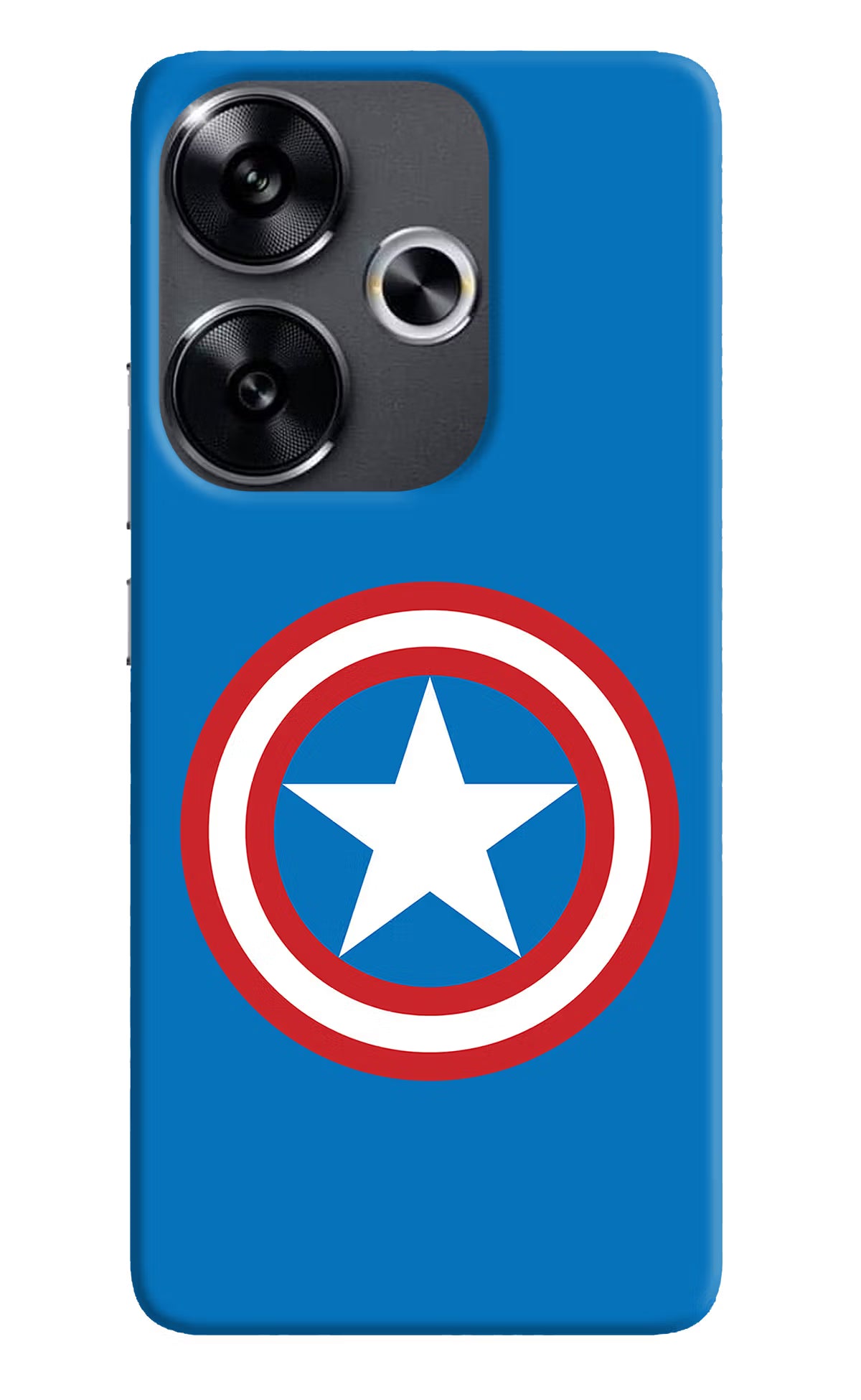 Captain America Logo Poco F6 5G Back Cover - Captain America Logo Poco F6 5G Back Cover Captain America Logo Poco F6 5G Back Cover