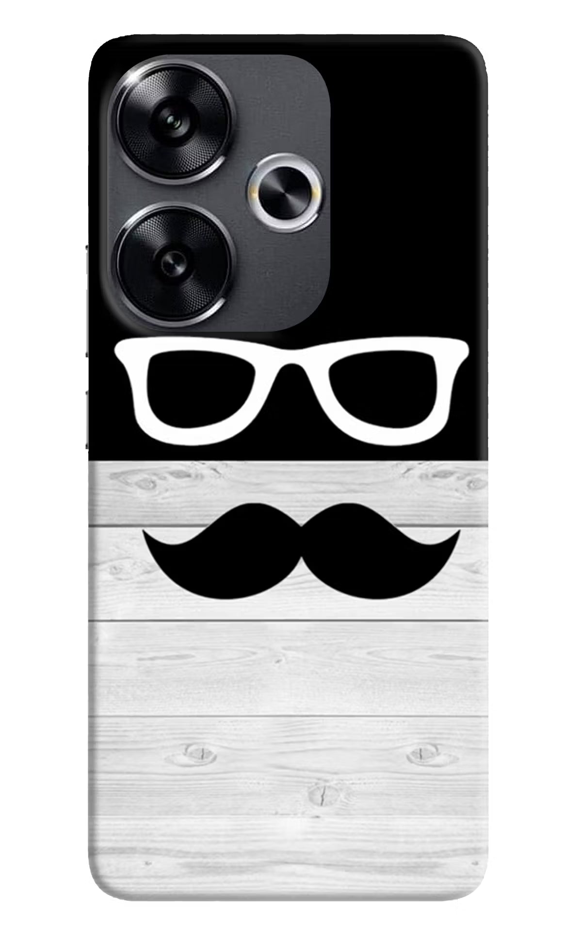 Mustache Poco F6 5G Back Cover - Mustache Poco F6 5G Back Cover Mustache Poco F6 5G Back Cover
