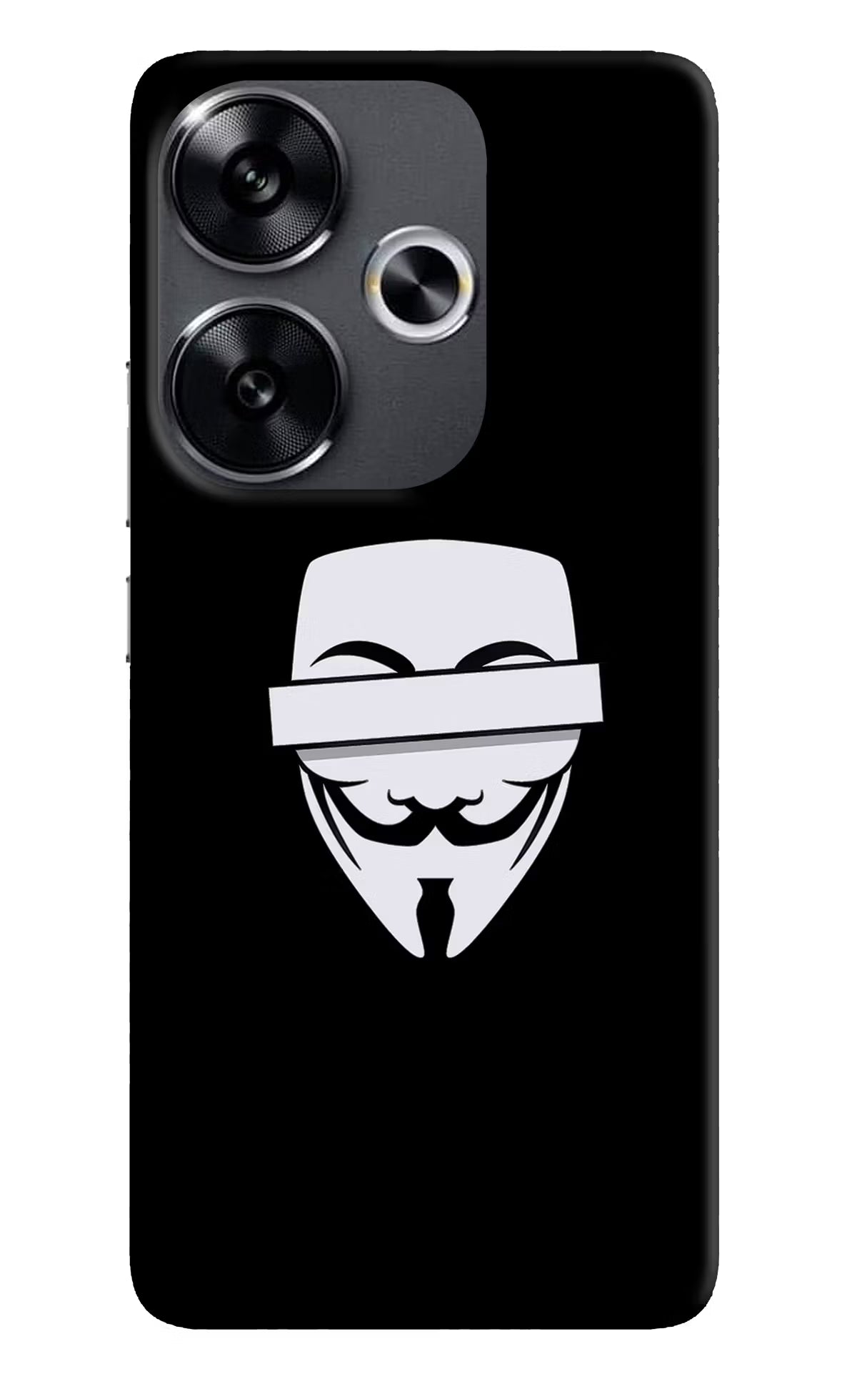 Anonymous Face Poco F6 5G Back Cover - Anonymous Face Poco F6 5G Back Cover Anonymous Face Poco F6 5G Back Cover