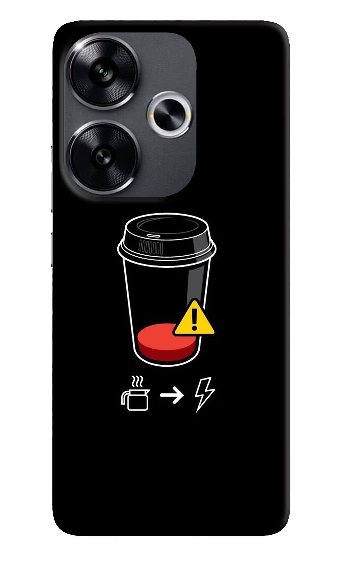 Coffee Poco F6 5G Back Cover - Coffee Poco F6 5G Back Cover Coffee Poco F6 5G Back Cover