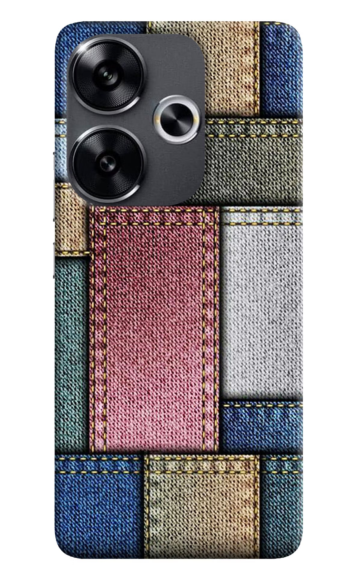 Multicolor Jeans Poco F6 5G Back Cover - Multicolor Jeans Poco F6 5G Back Cover Multicolor Jeans Poco F6 5G Back Cover