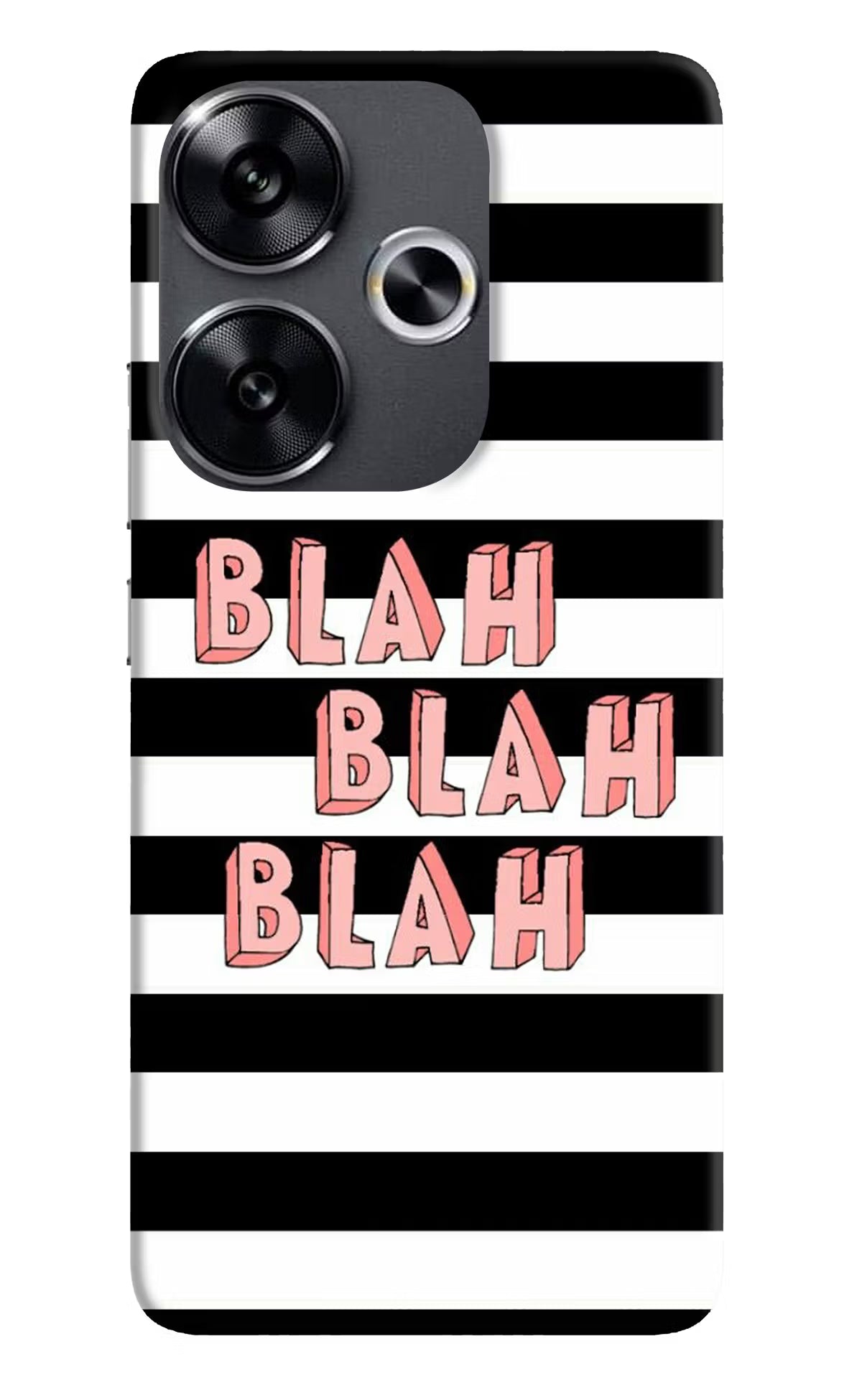 Blah Blah Blah Poco F6 5G Back Cover - Blah Blah Blah Poco F6 5G Back Cover Blah Blah Blah Poco F6 5G Back Cover