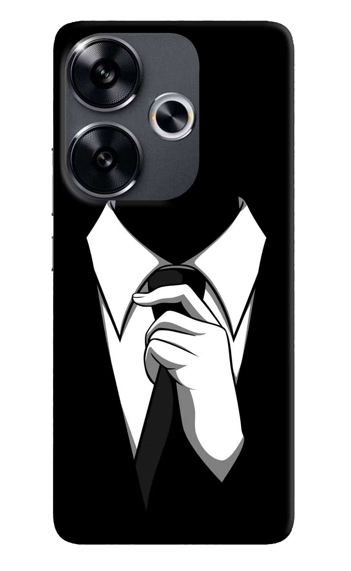 Black Tie Poco F6 5G Back Cover - Black Tie Poco F6 5G Back Cover Black Tie Poco F6 5G Back Cover