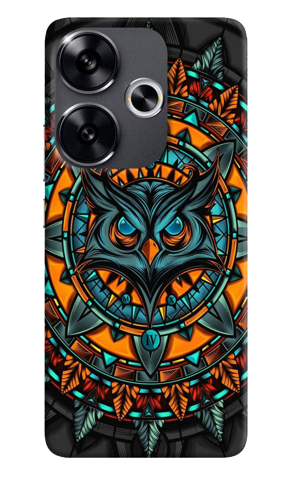 Angry Owl Art Poco F6 5G Back Cover - Angry Owl Art Poco F6 5G Back Cover Angry Owl Art Poco F6 5G Back Cover