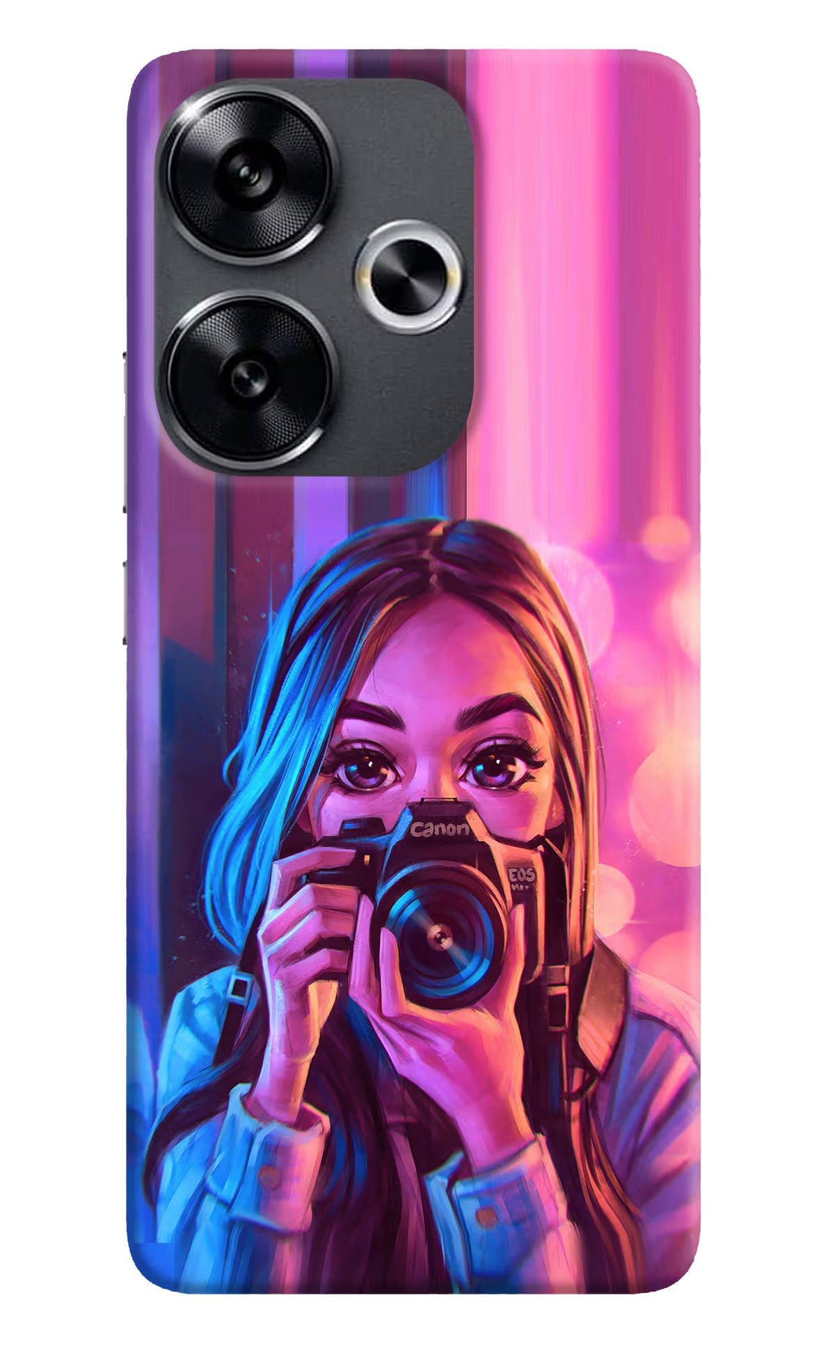 Girl Photographer Poco F6 5G Back Cover - Girl Photographer Poco F6 5G Back Cover Girl Photographer Poco F6 5G Back Cover