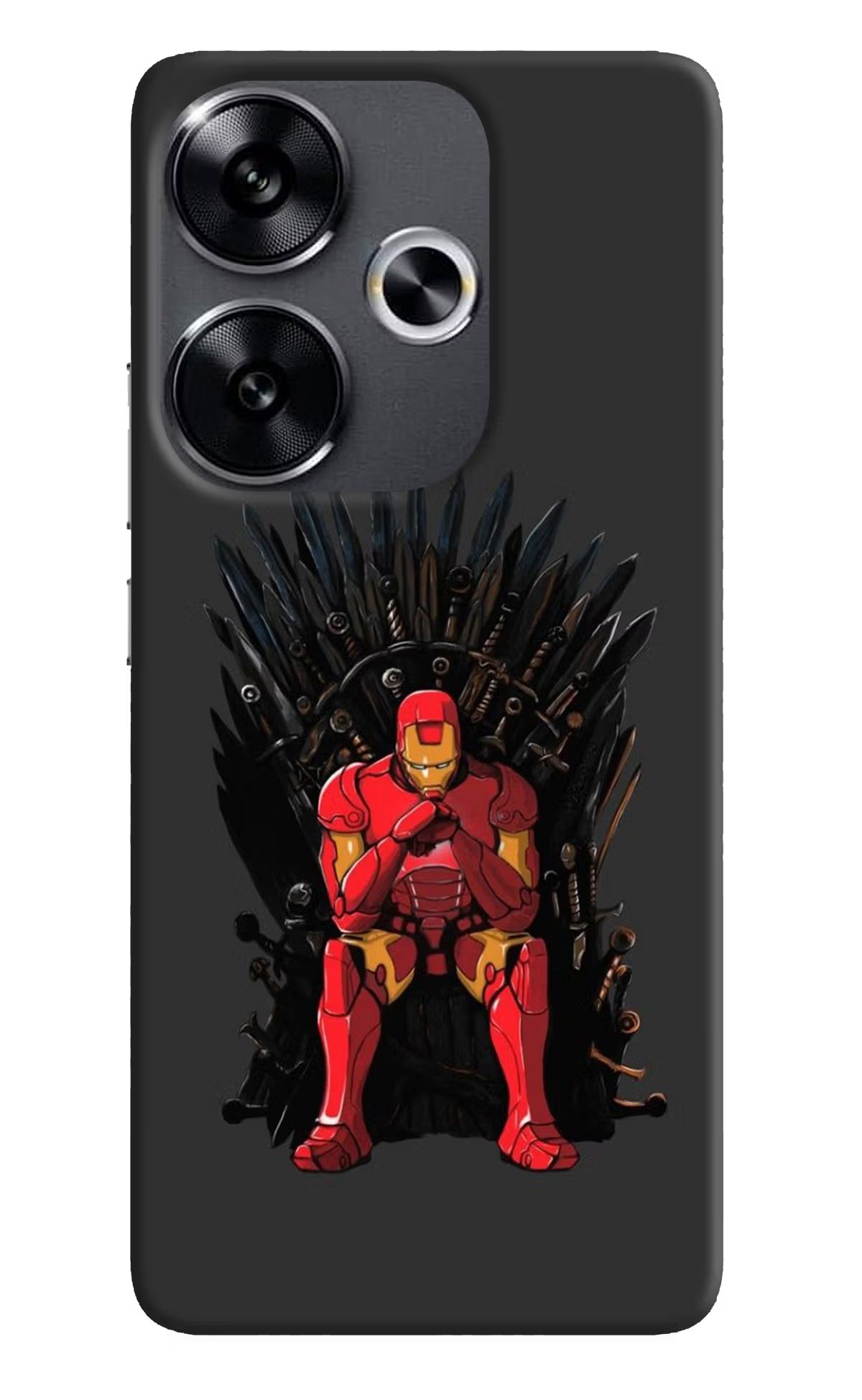 Ironman Throne Poco F6 5G Back Cover - Ironman Throne Poco F6 5G Back Cover Ironman Throne Poco F6 5G Back Cover