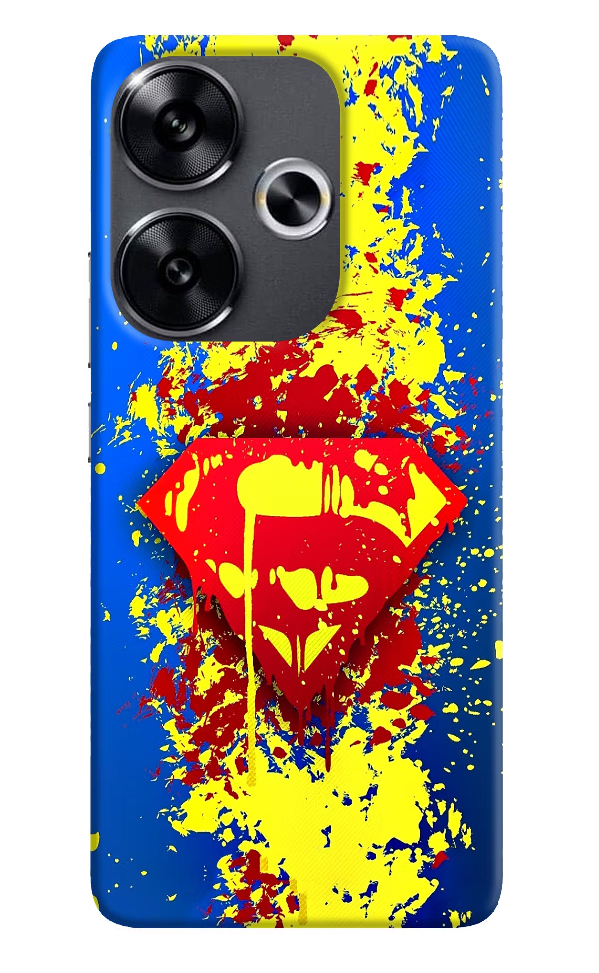 Superman logo Poco F6 5G Back Cover - Superman logo Poco F6 5G Back Cover Superman logo Poco F6 5G Back Cover